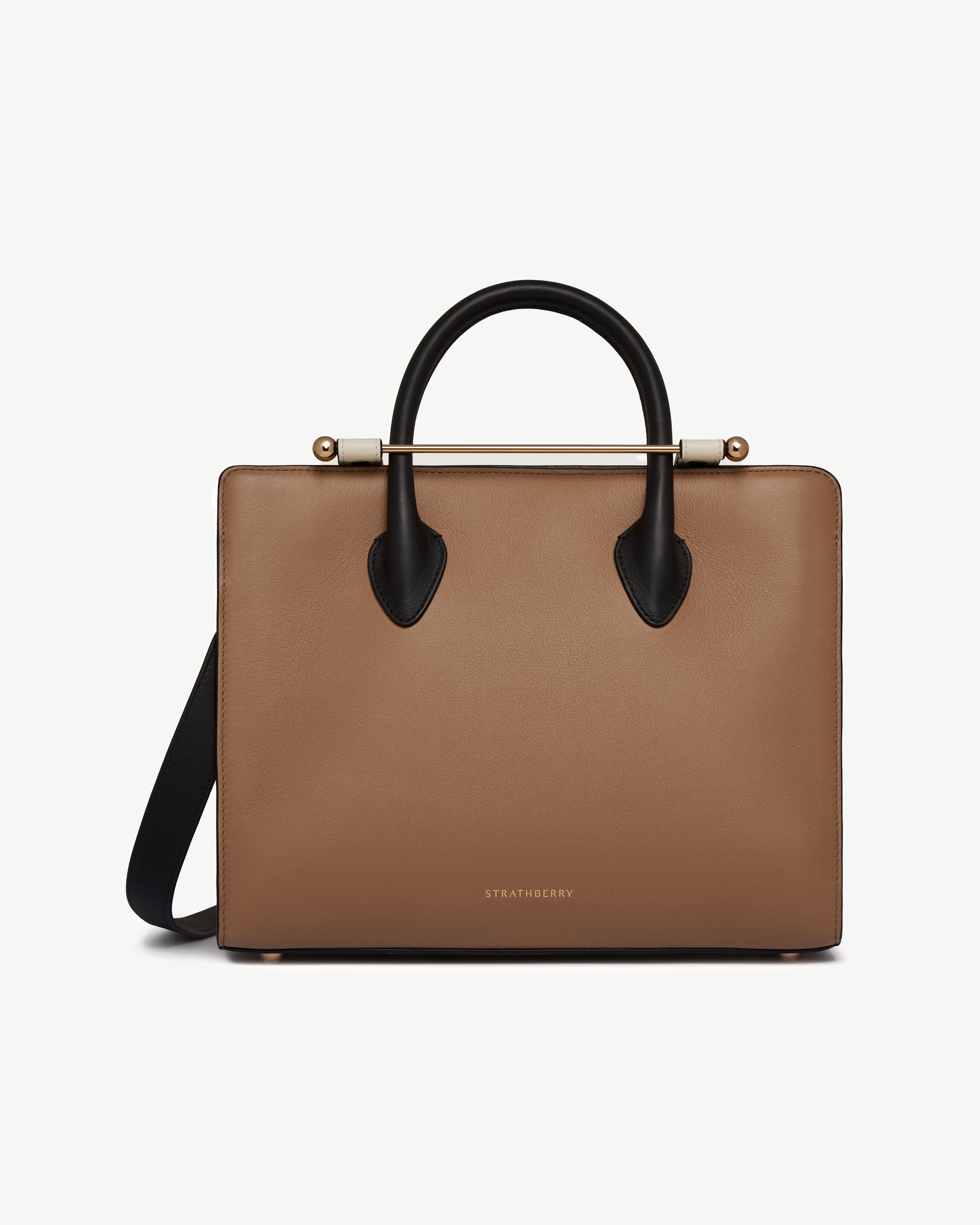 Midi Tote - Clay/White/Black