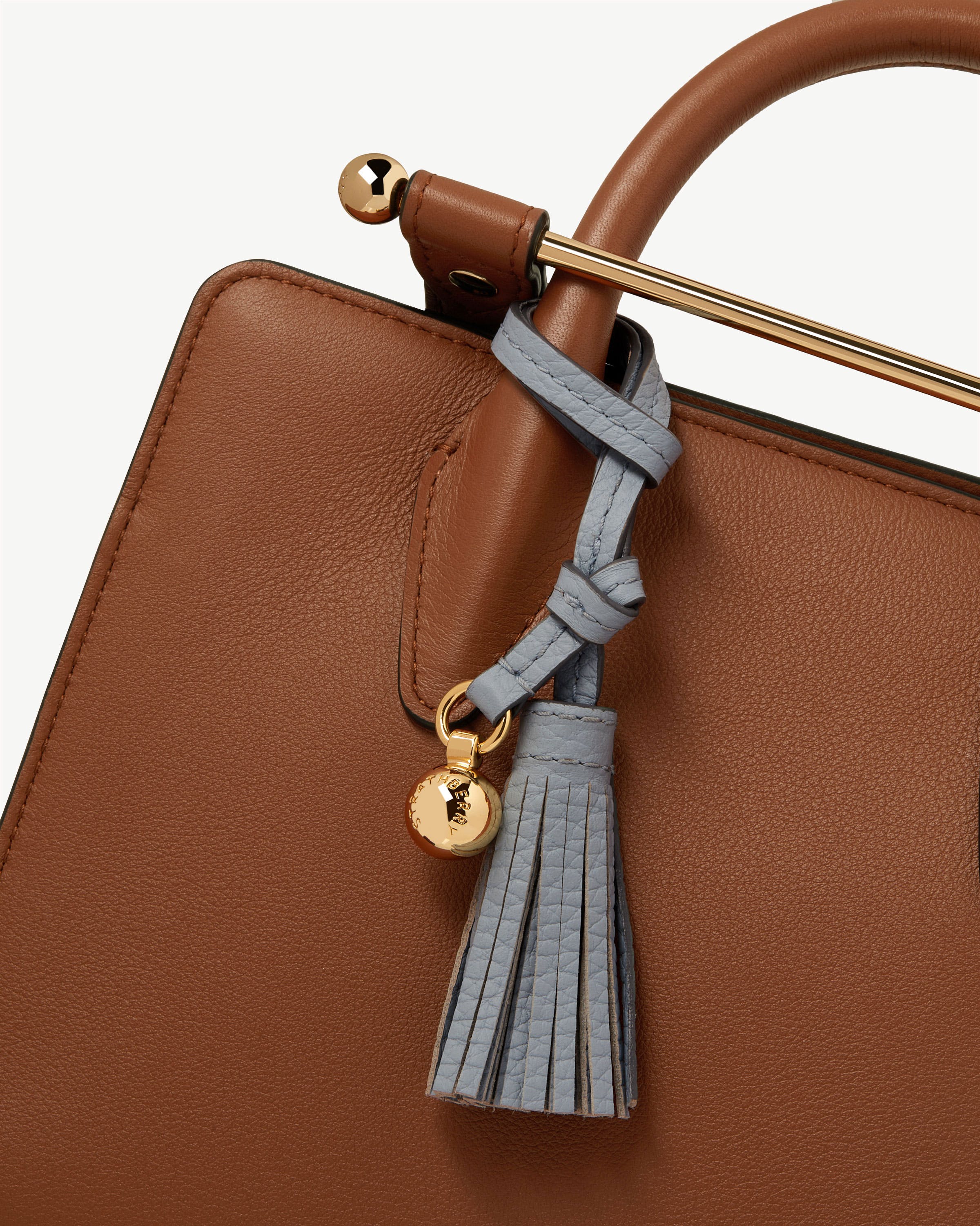 Tassel Charm - Dusky Blue