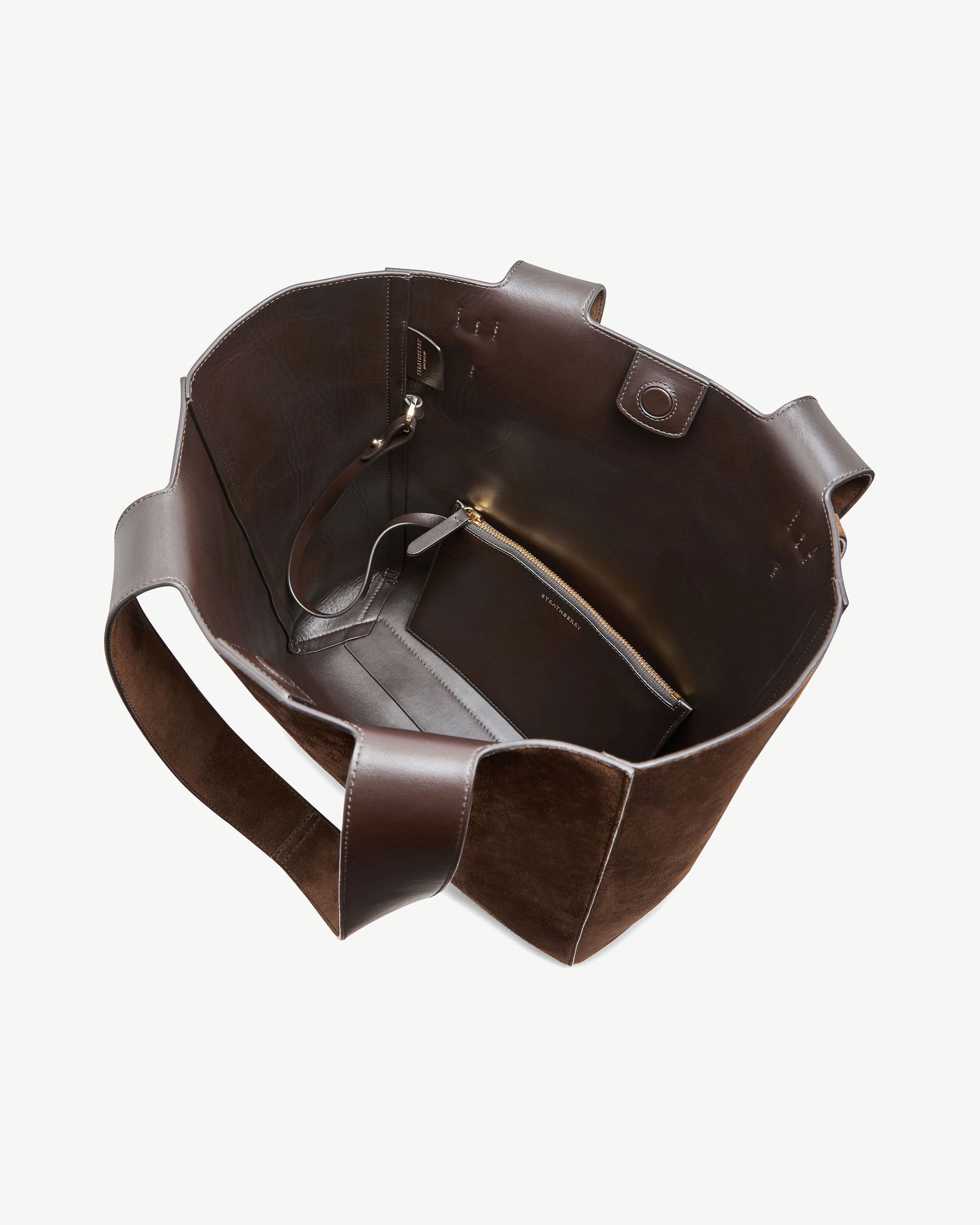 Melody Tote - Chocolate Suede