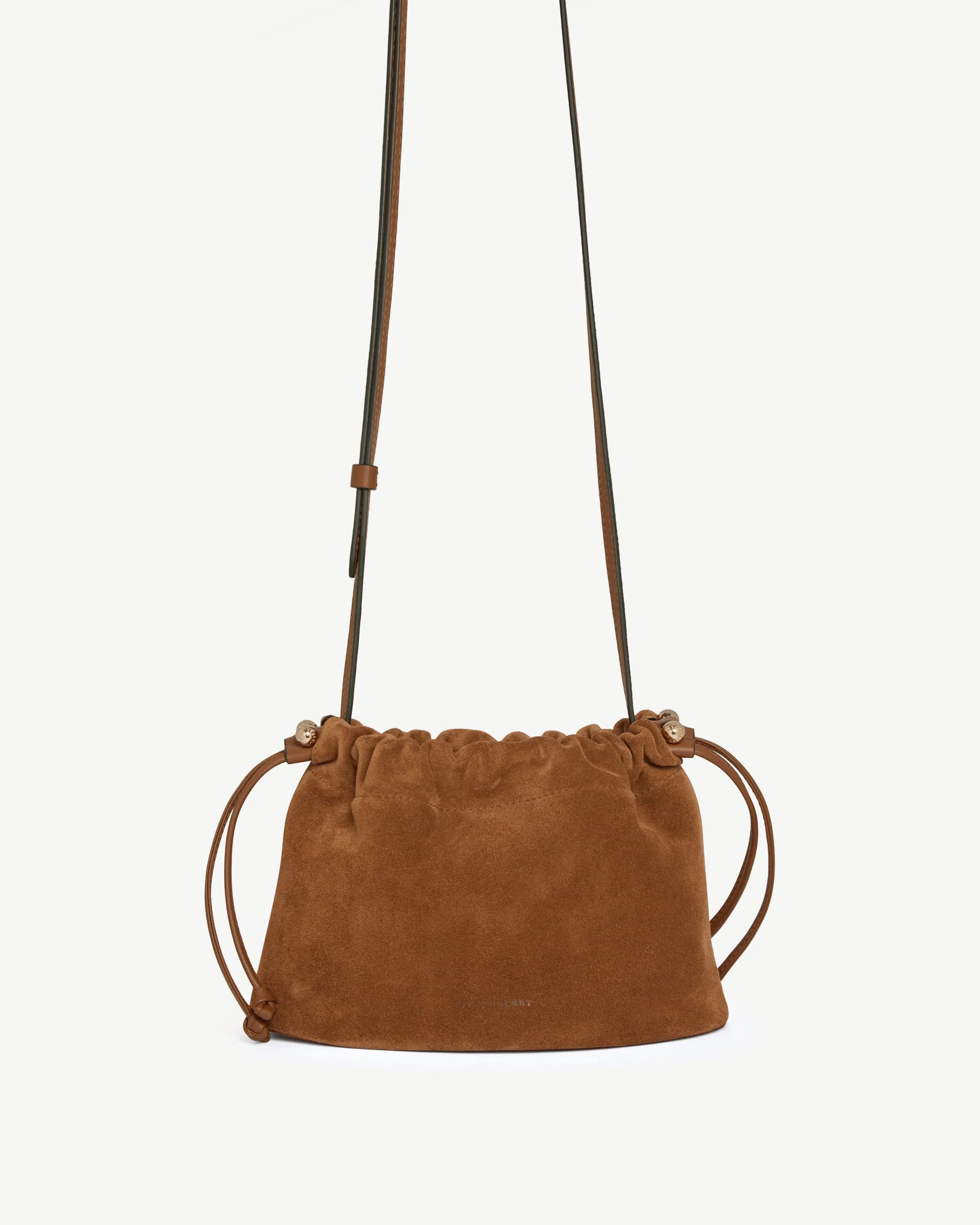 Charlotte Drawstring - Tan Suede
