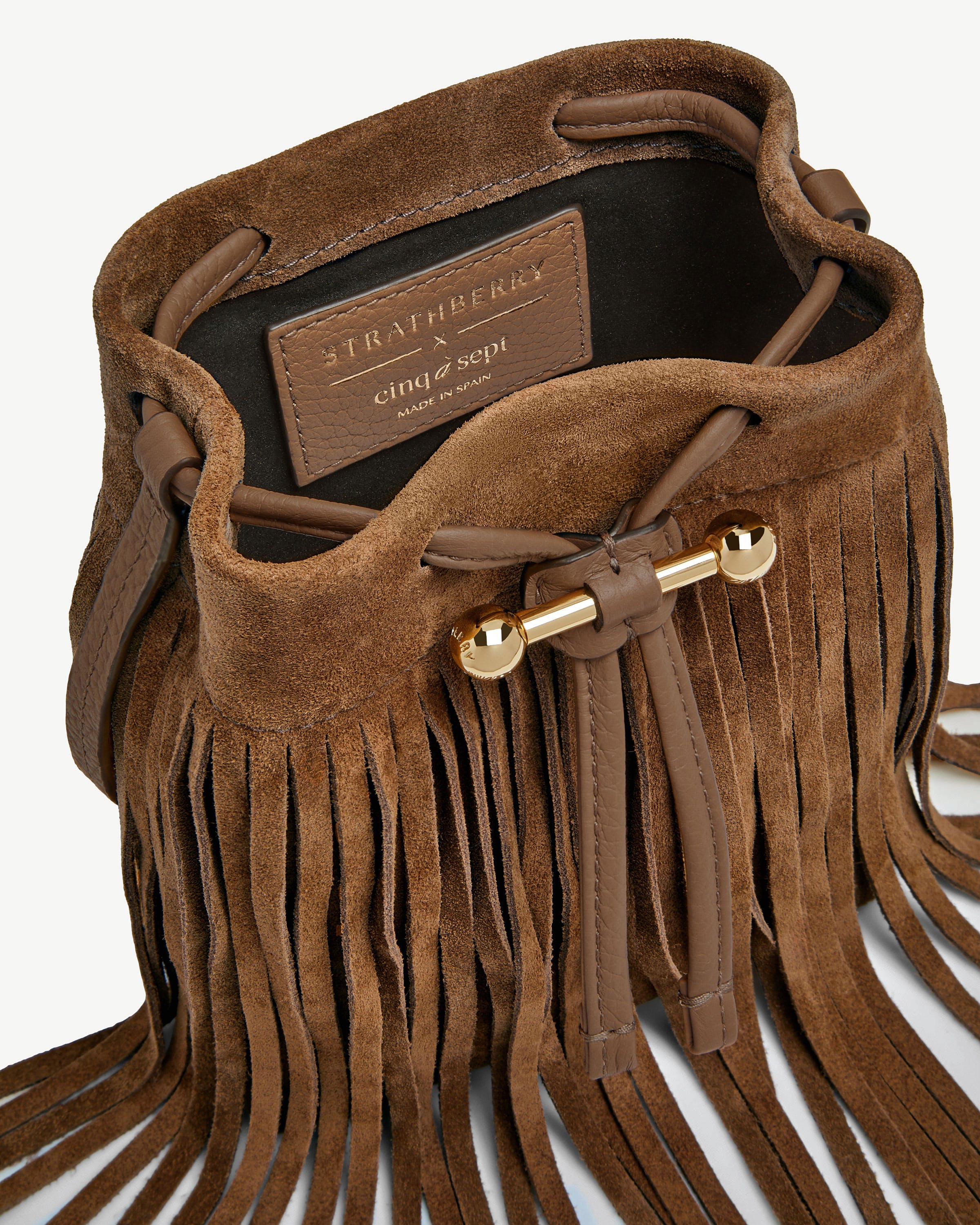 Osette Midi Pouch - Cinq a Sept Toffee Fringe