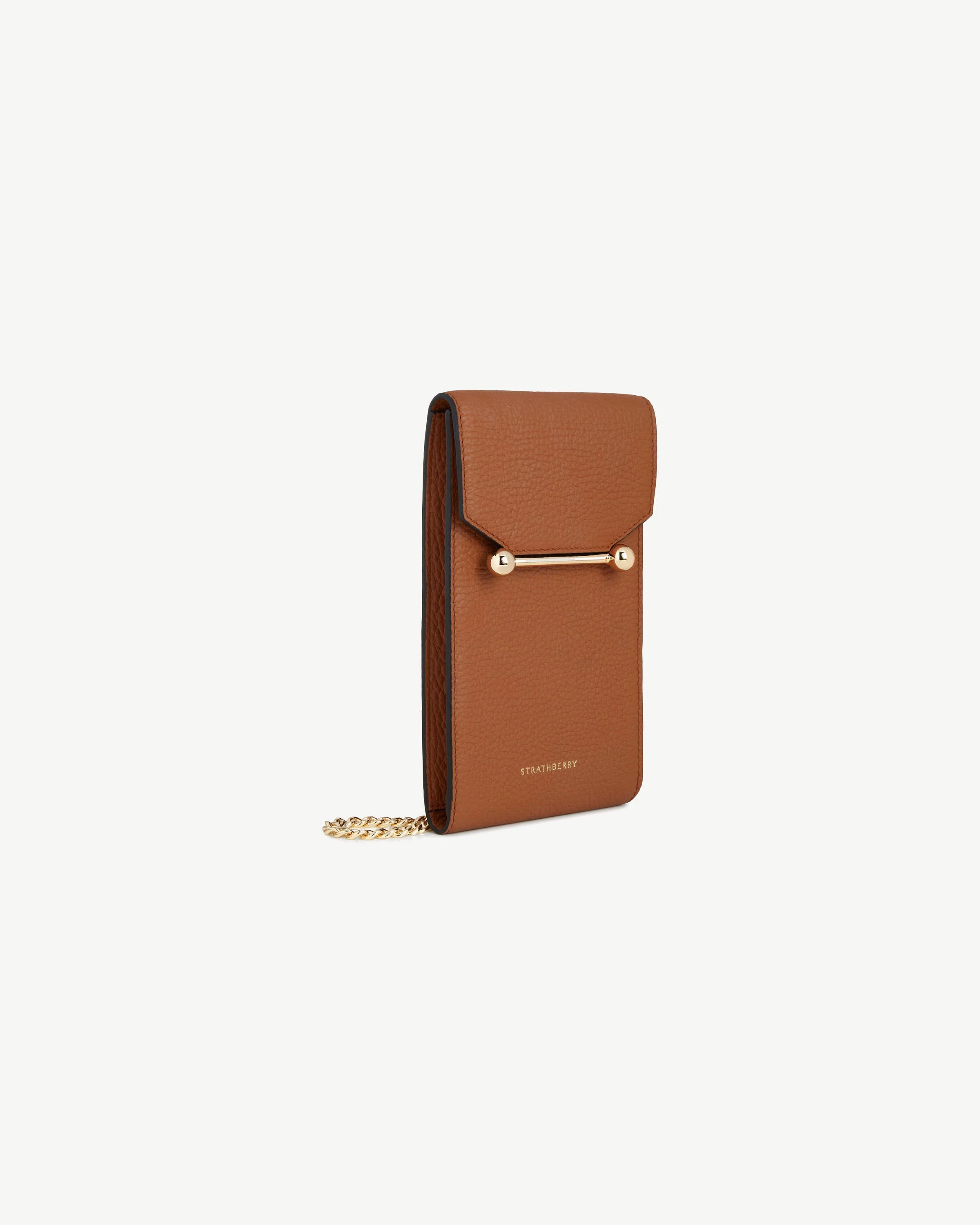 Mosaic Phone Pouch - Tan