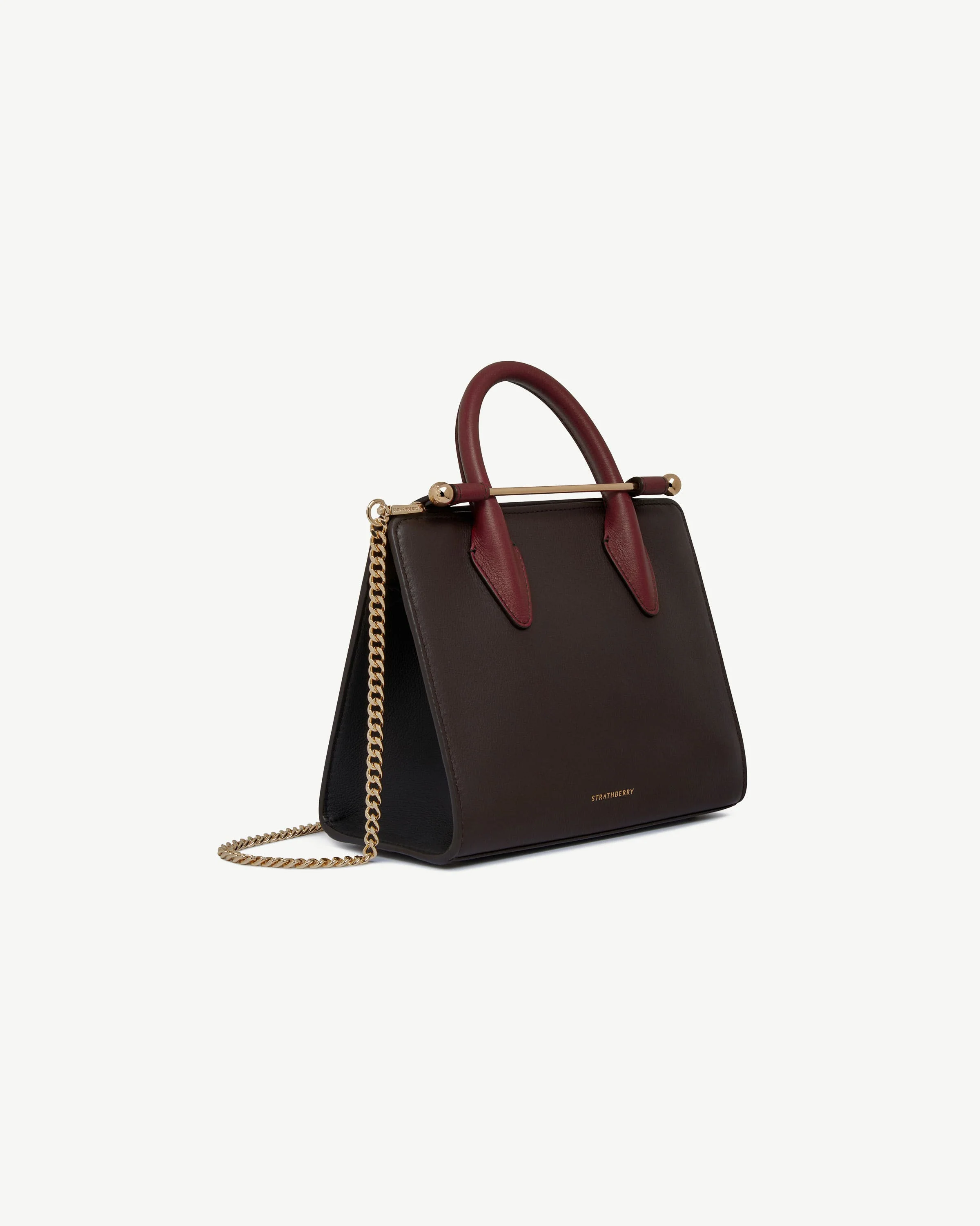 Mini Tote - Espresso/Oxblood/Black