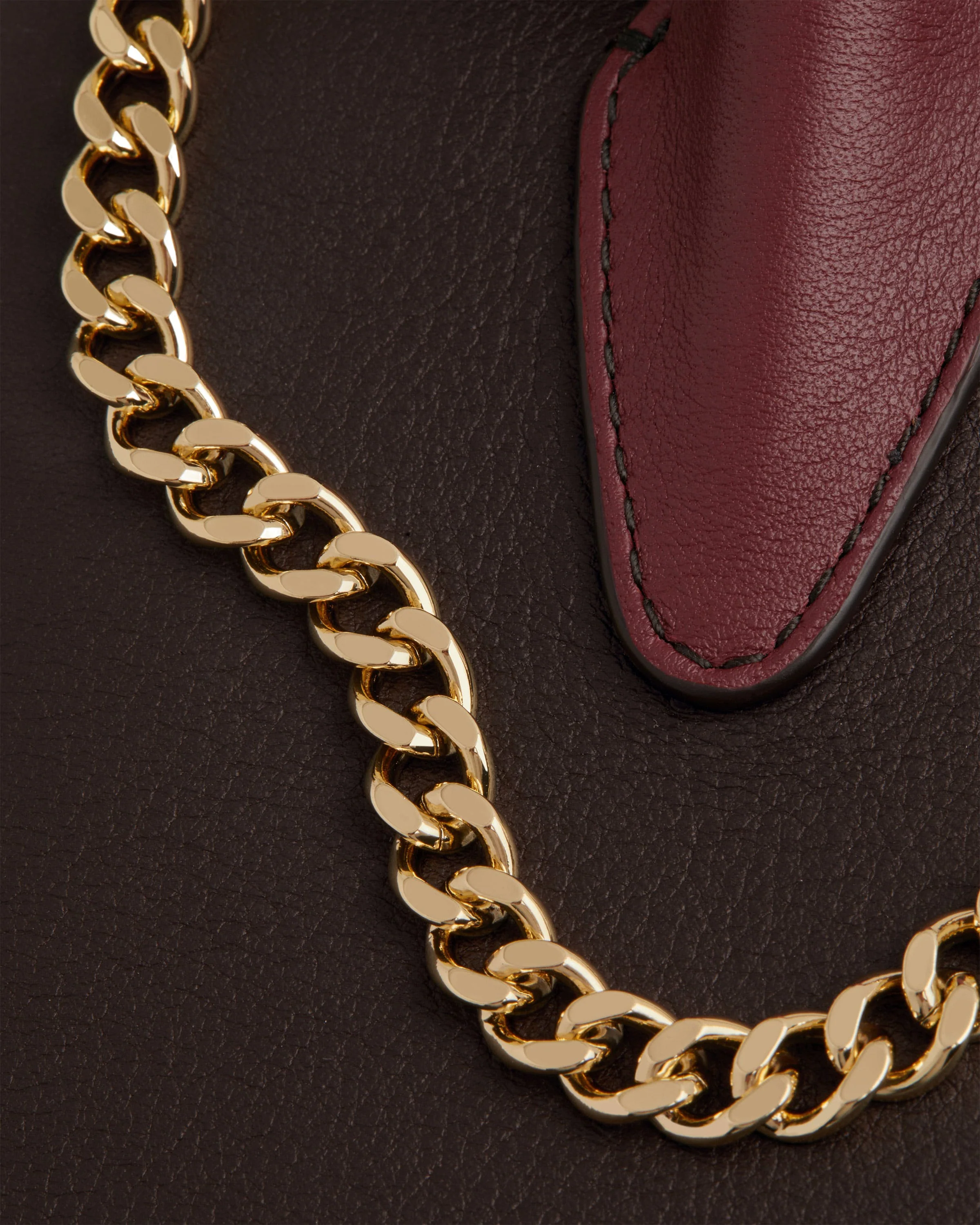 Mini Tote - Espresso/Oxblood/Black