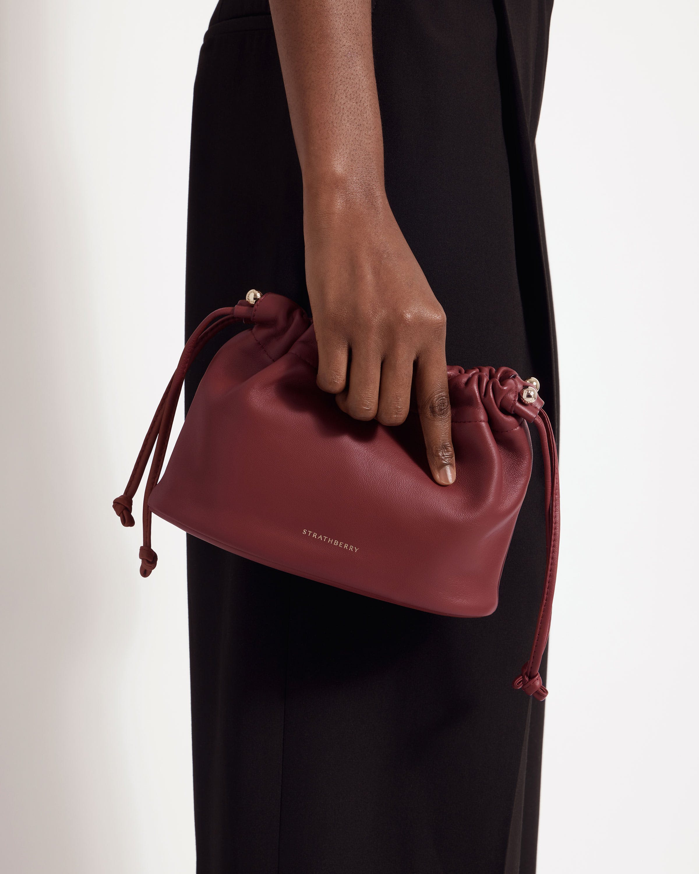 Charlotte Drawstring - Oxblood