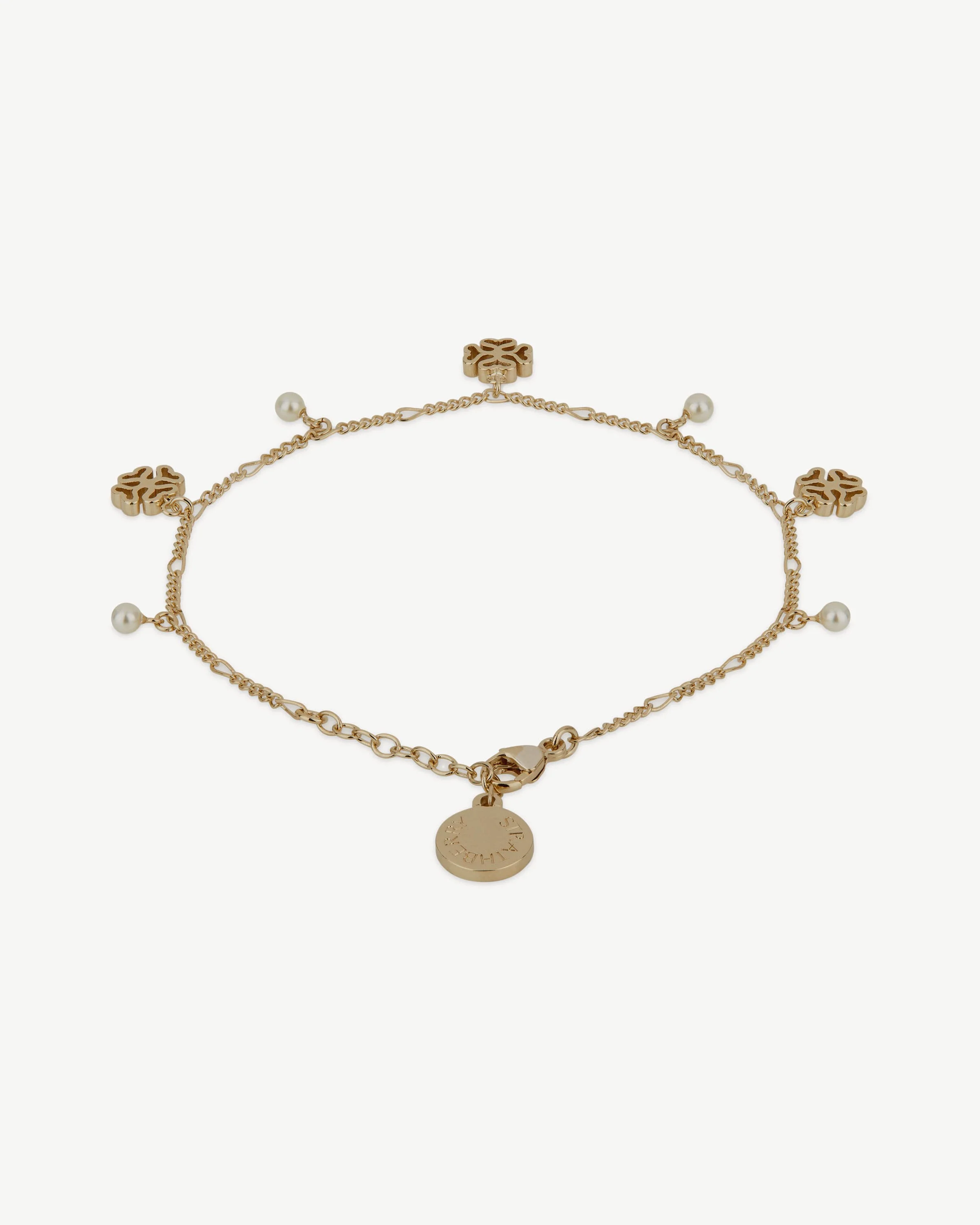Monogram Bracelet - 22 Carat Gold Gilded
