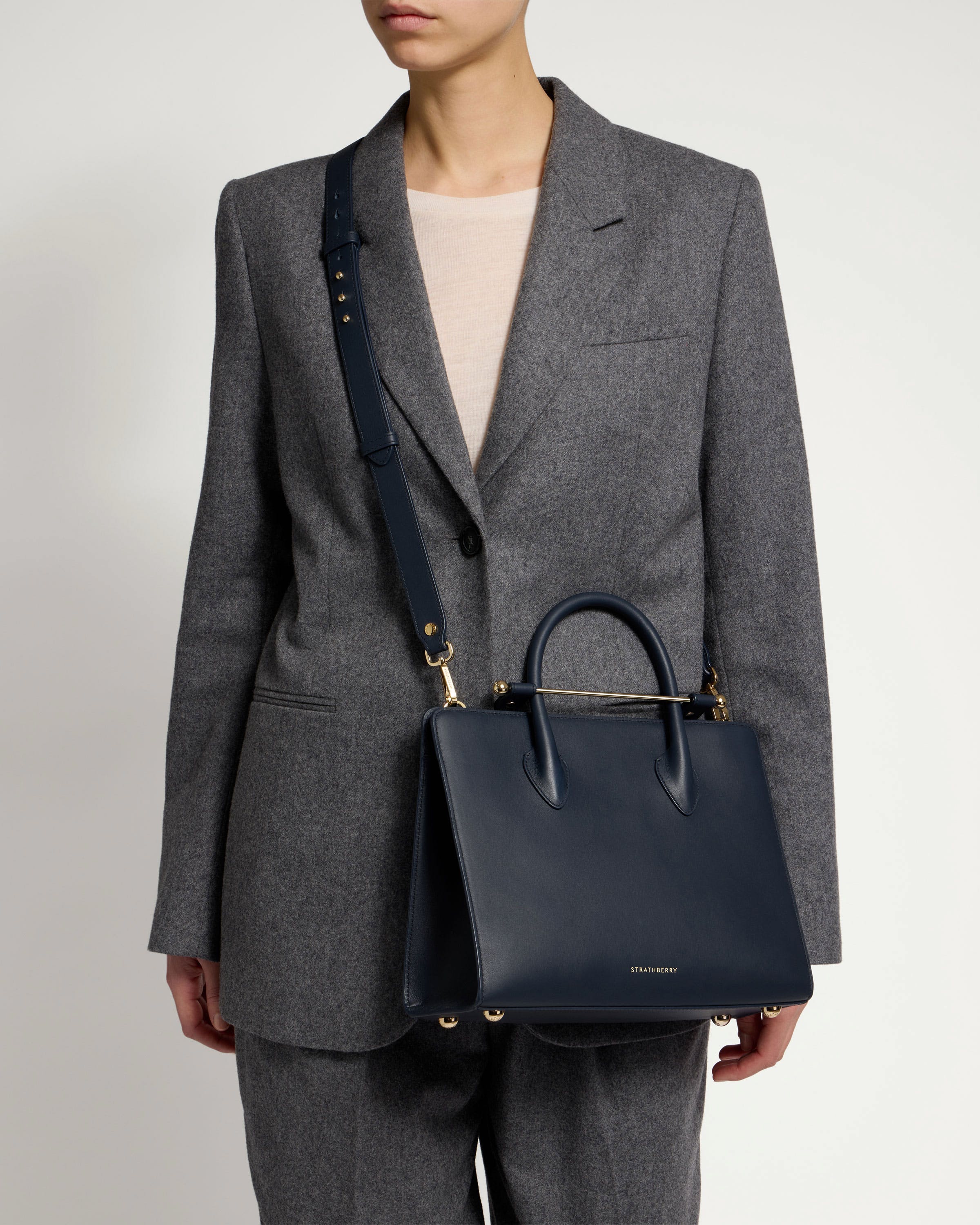 Midi Tote - Marine Blue