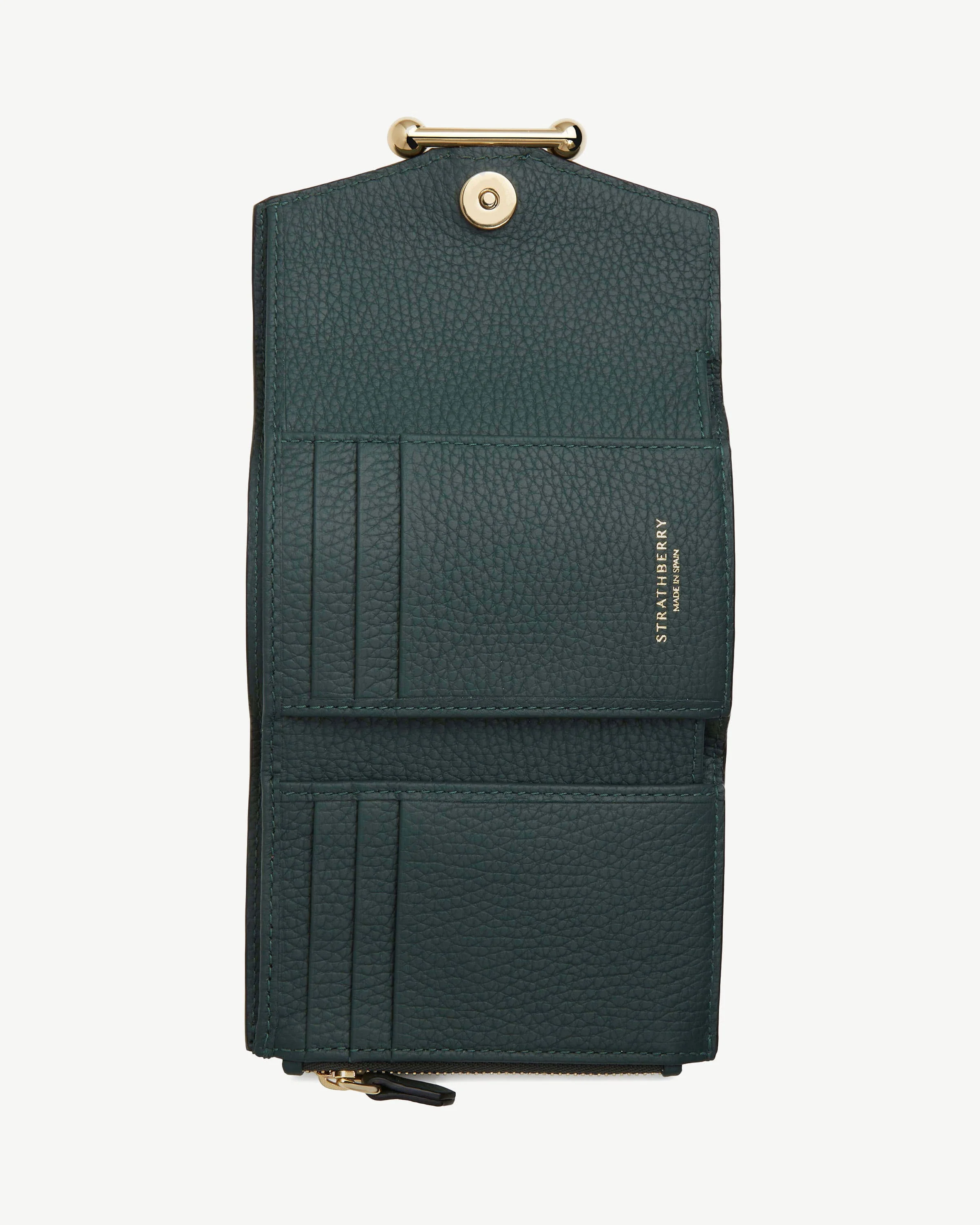 Mosaic Trifold Wallet - Bottle Green