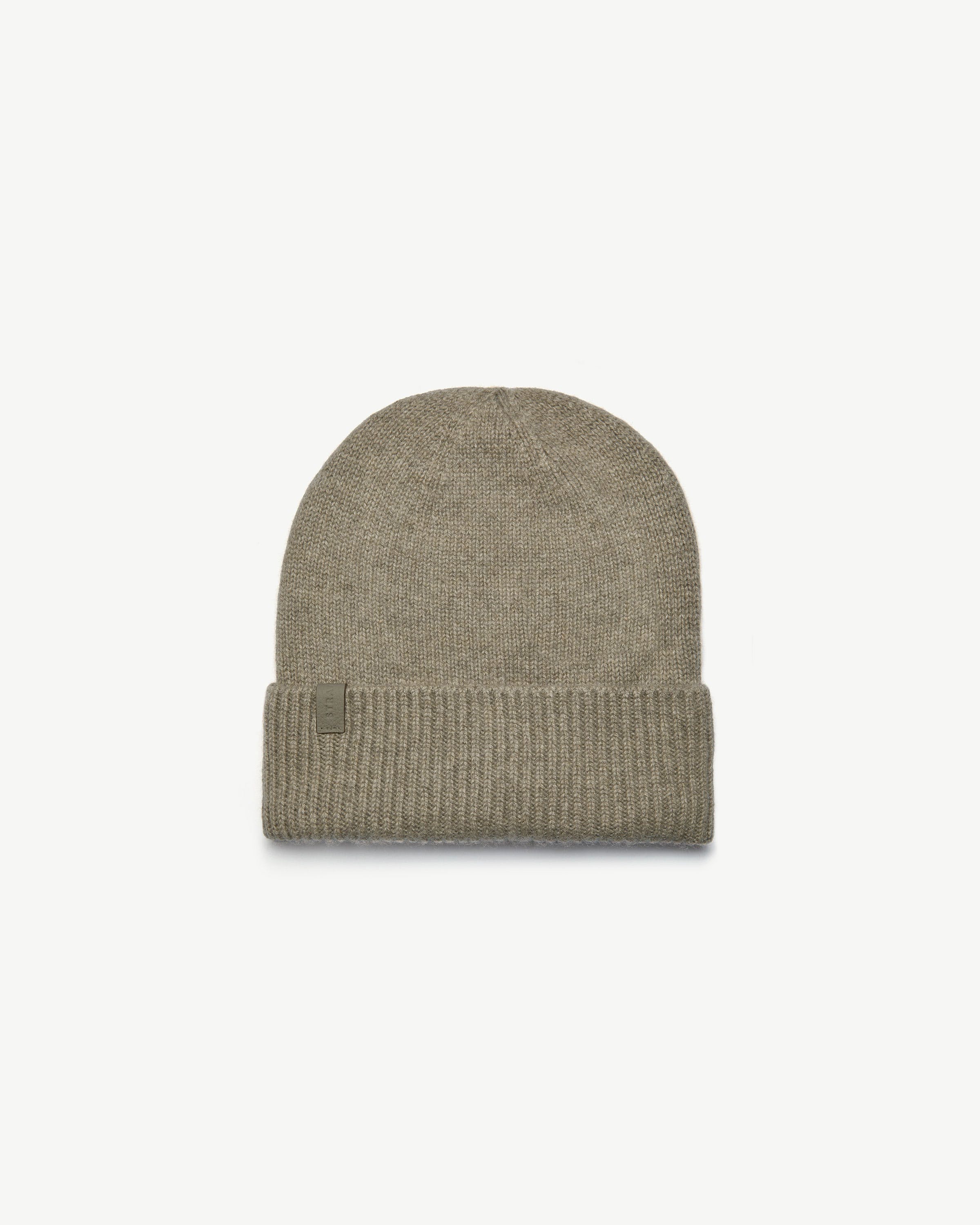 Westray Ribbed Cashmere Beanie - Sage
