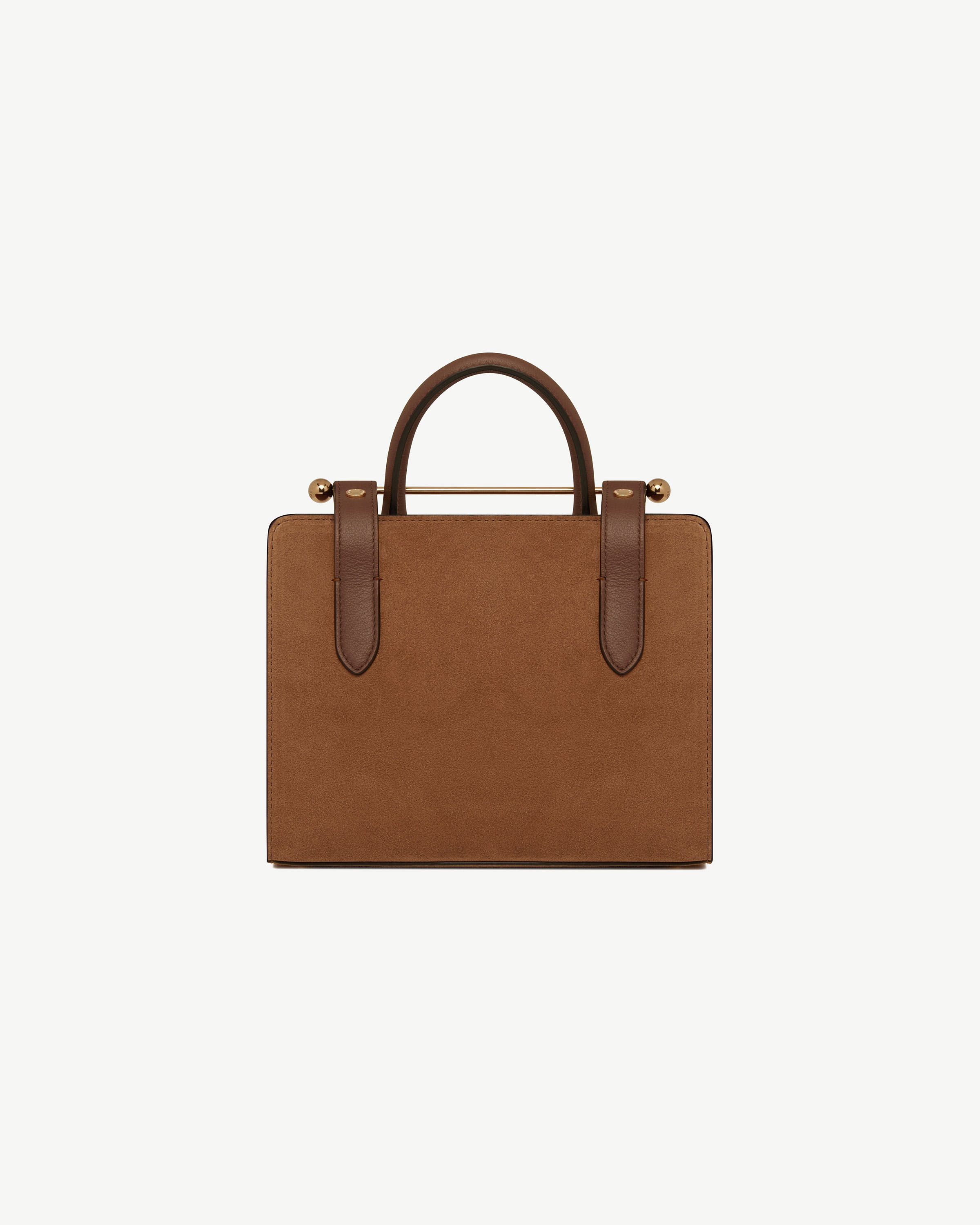 Mini Tote - Tan Suede