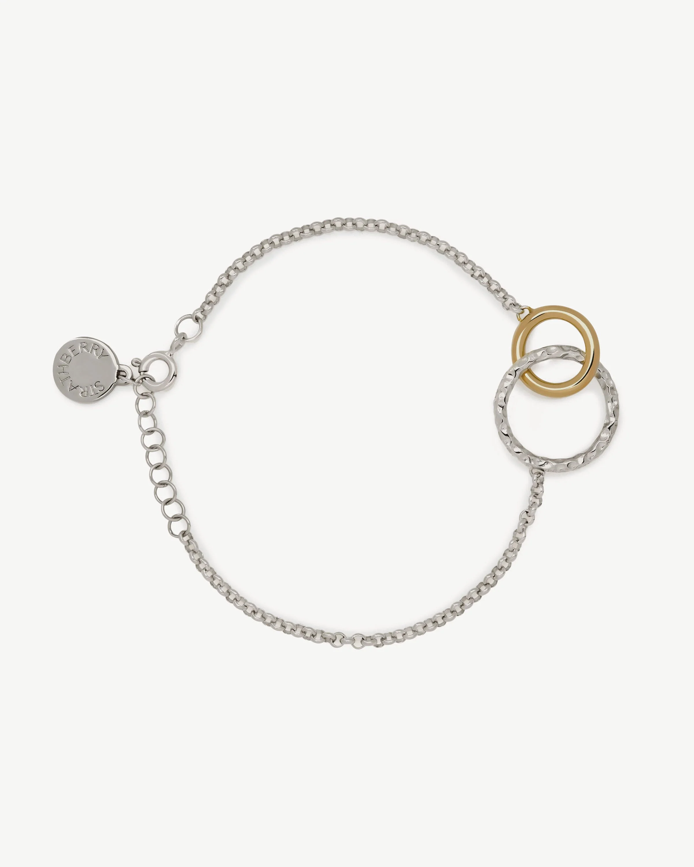 Halo Bracelet - Sterling Silver/24 Carat Gold Gilded
