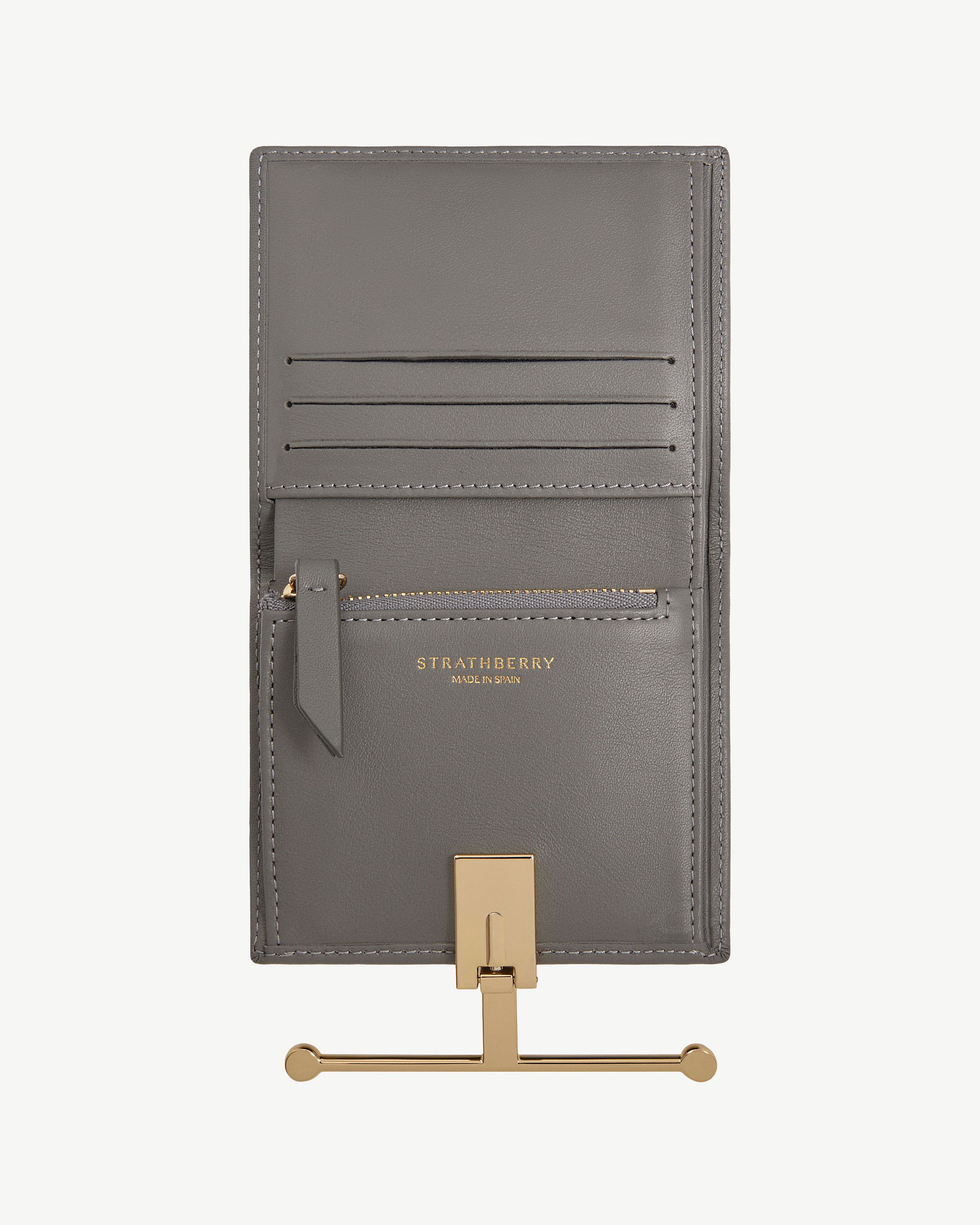 Melville Street Wallet - Stone Grey