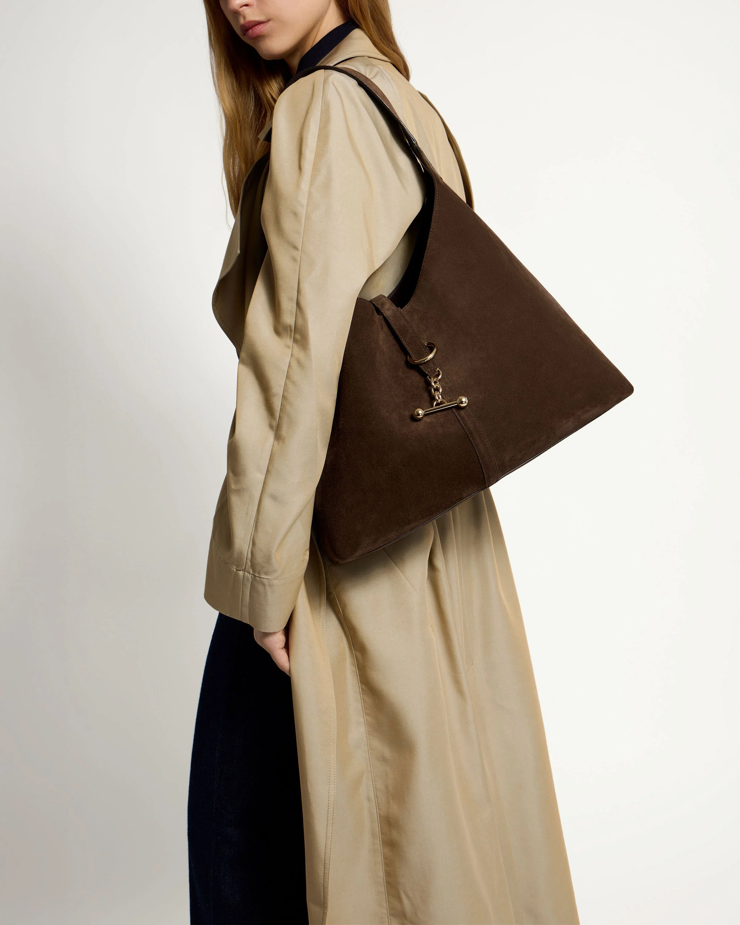 Kite Hobo Maxi - Chocolate Suede