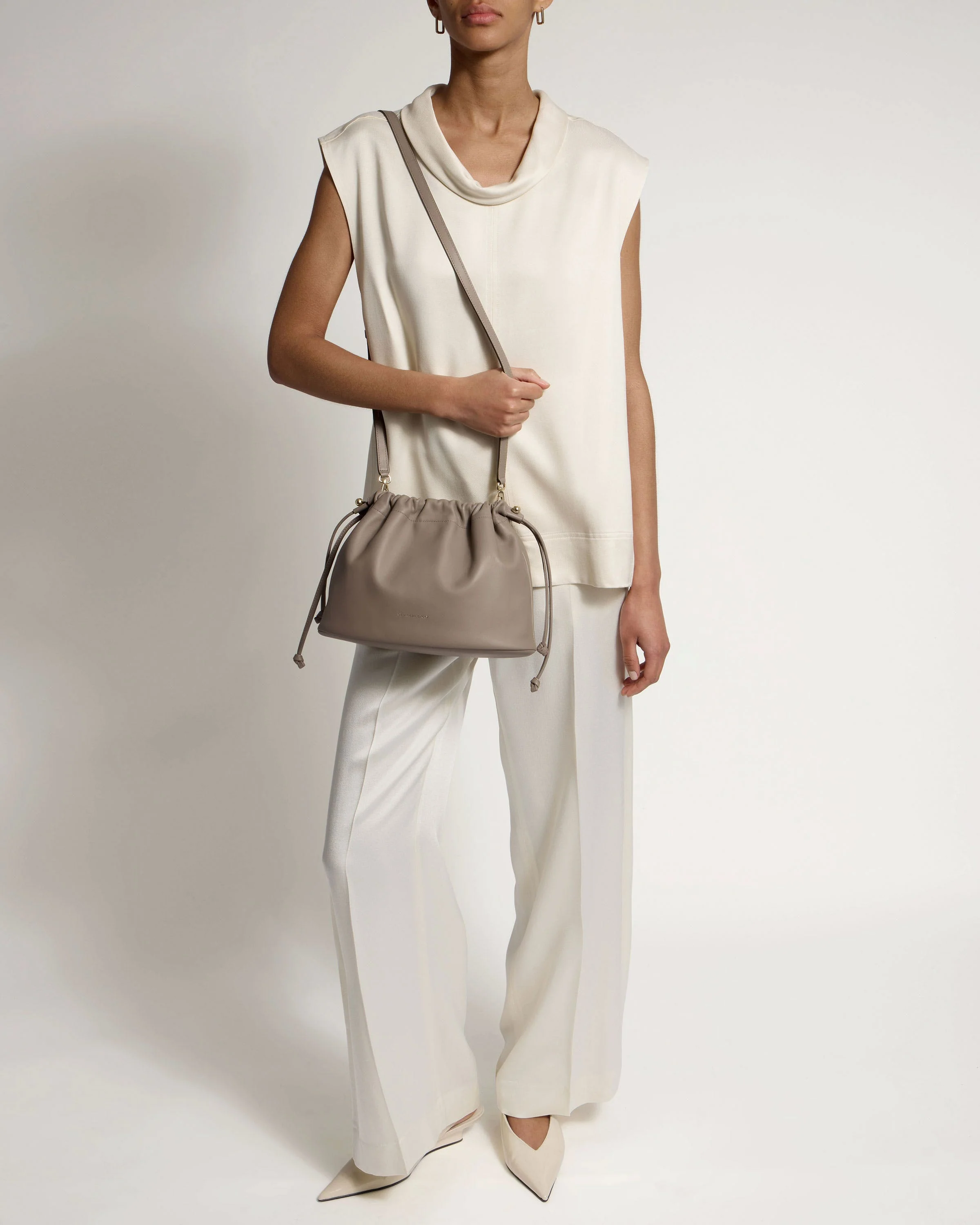 Charlotte Midi Drawstring - Taupe