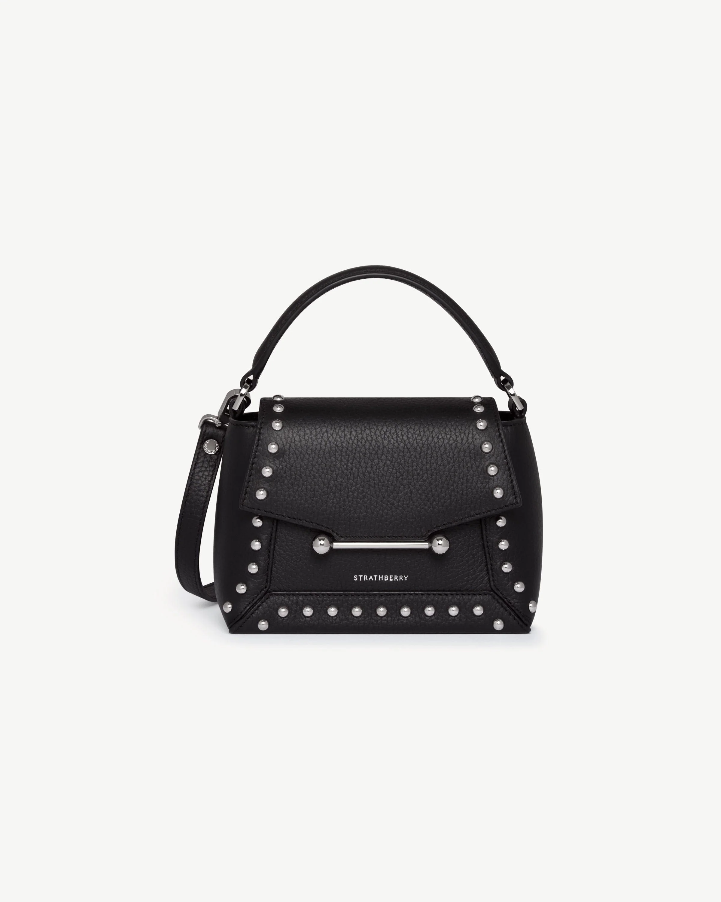 Mosaic Nano - Black Studded Leather