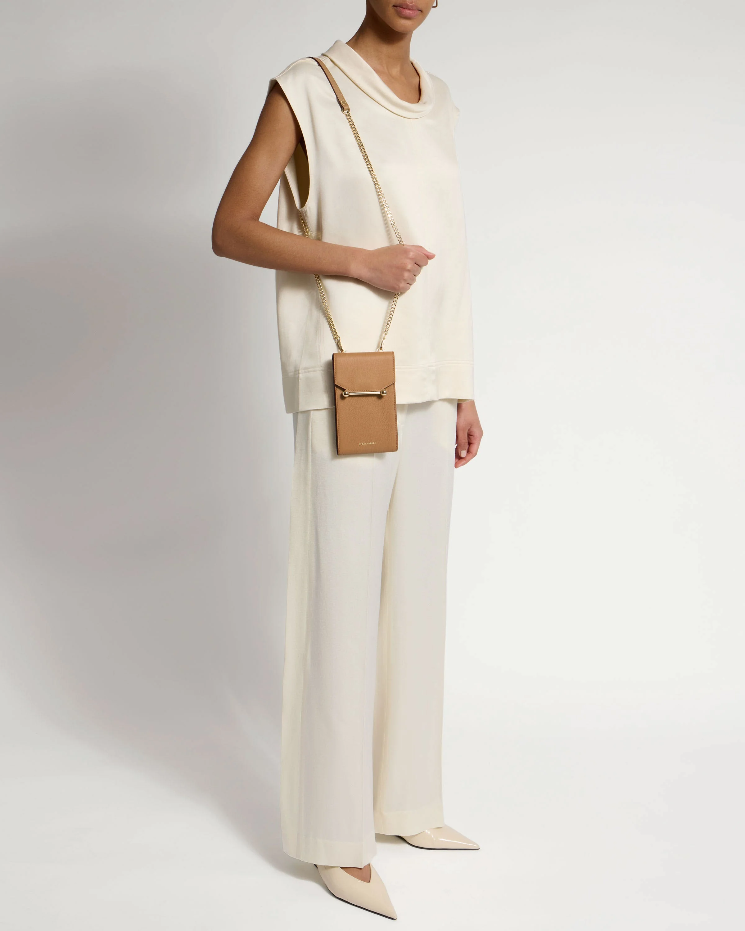 Mosaic Phone Pouch - Caramel