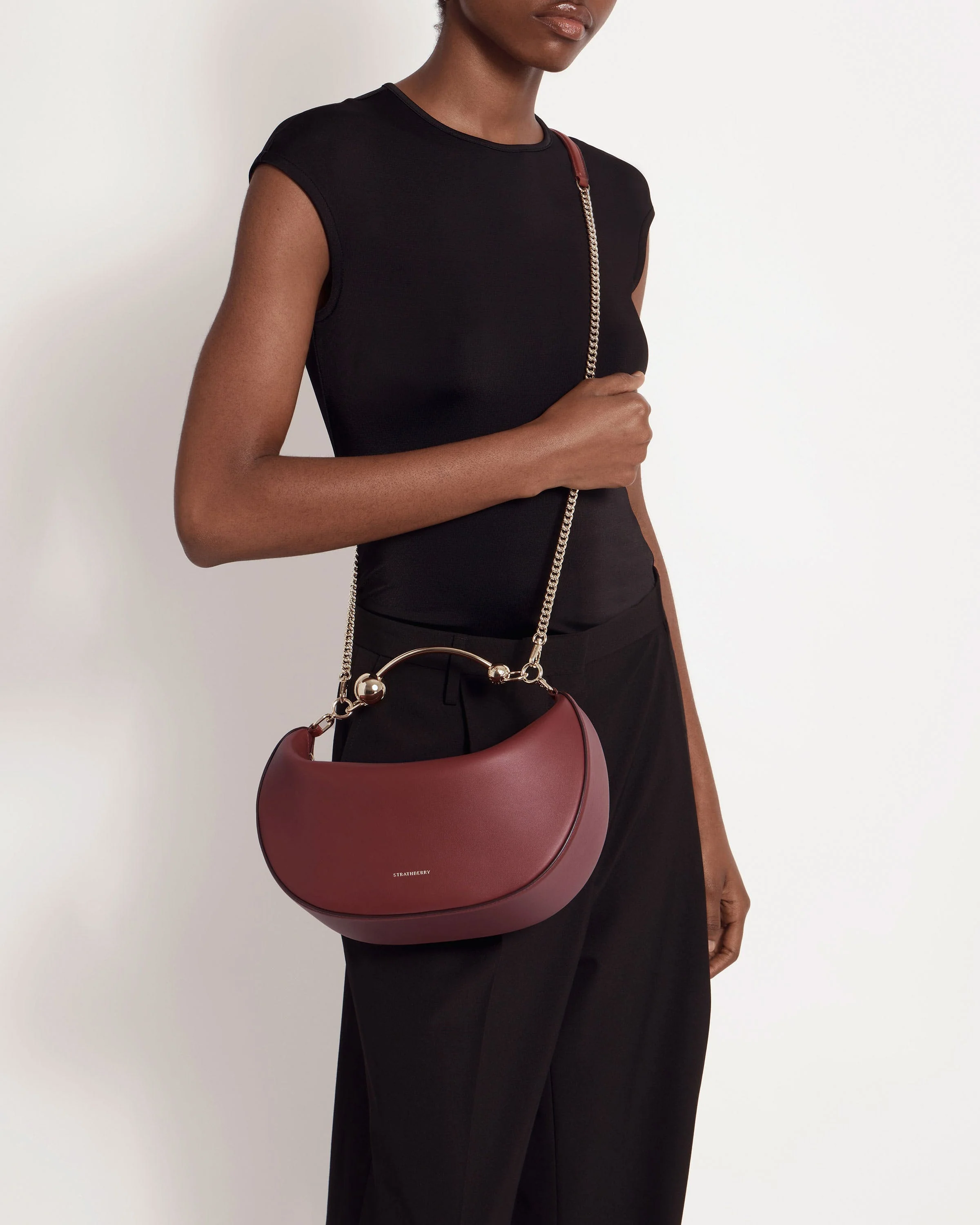 Crescent Moon - Oxblood