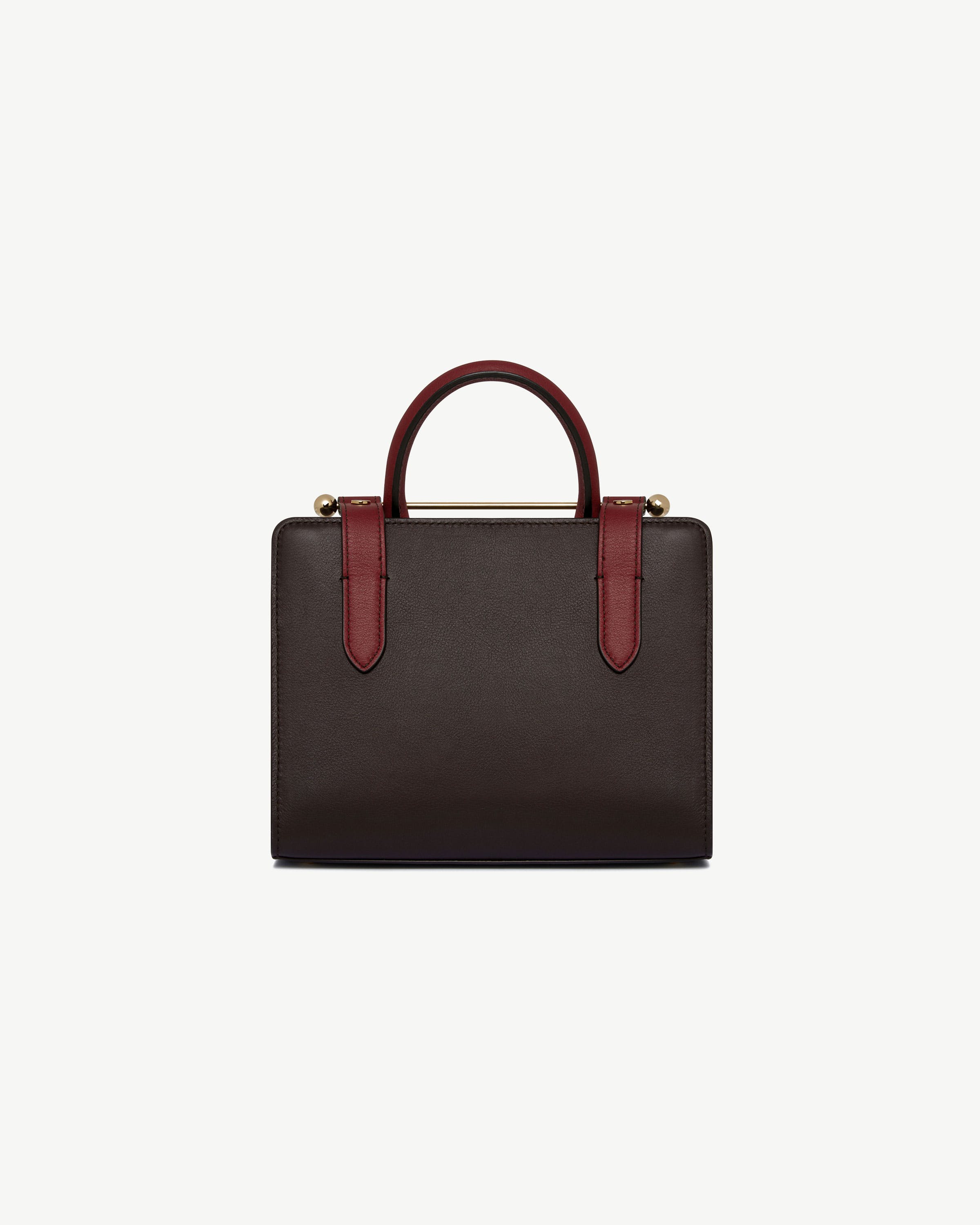 Mini Tote - Espresso/Oxblood/Black