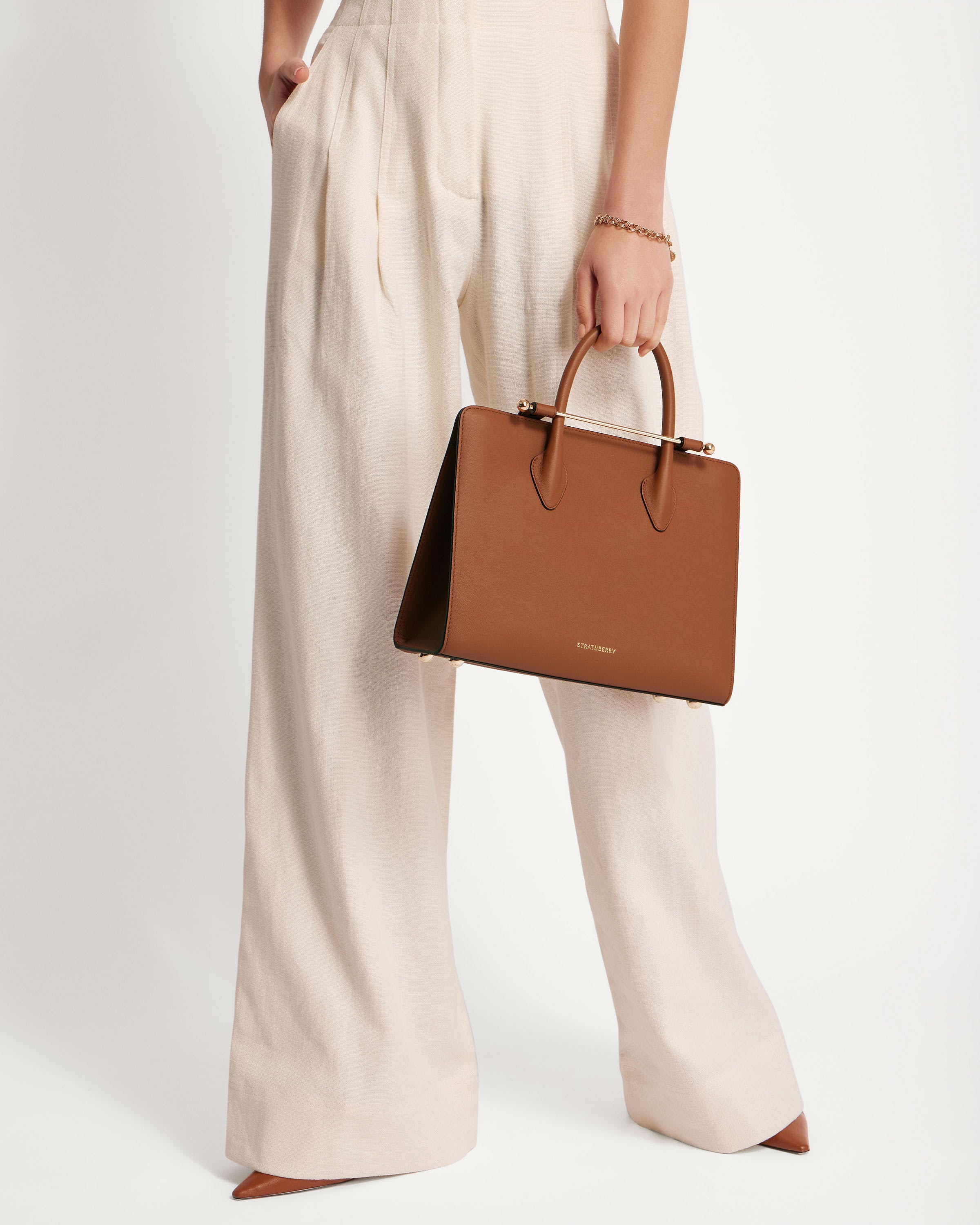 Midi Tote - Chestnut