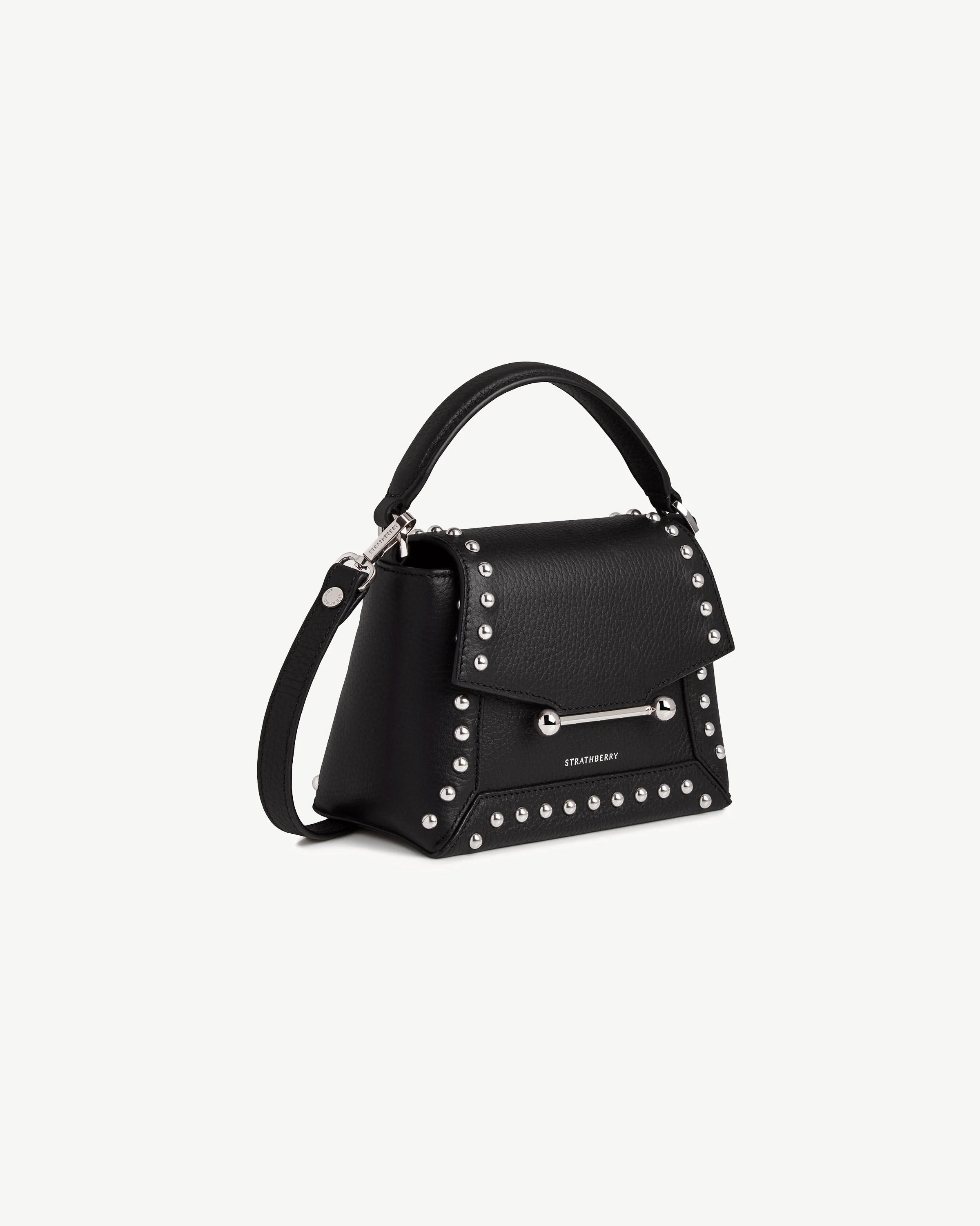 Mosaic Nano - Black Studded Leather