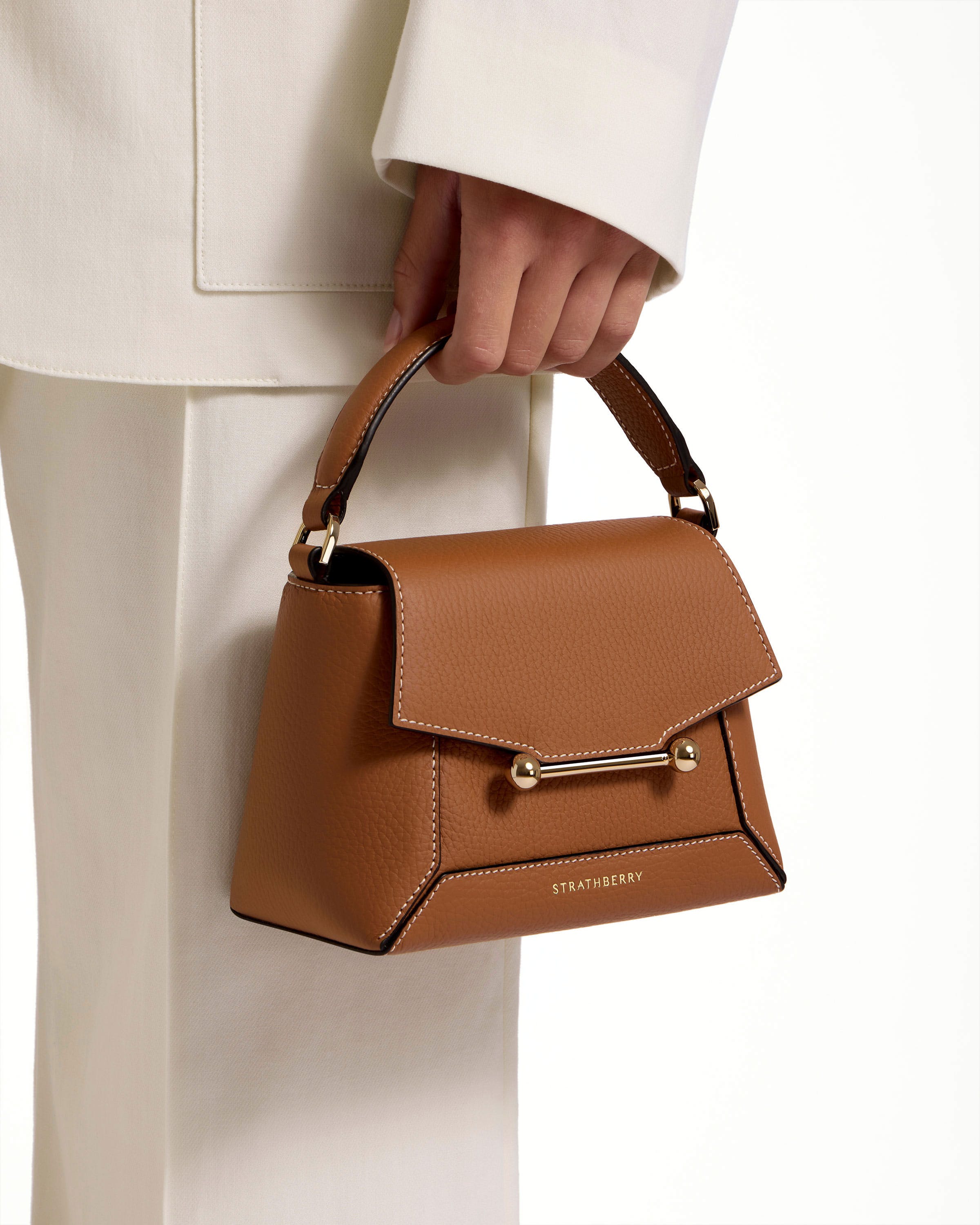 Mosaic Nano - Tan with Vanilla Stitch