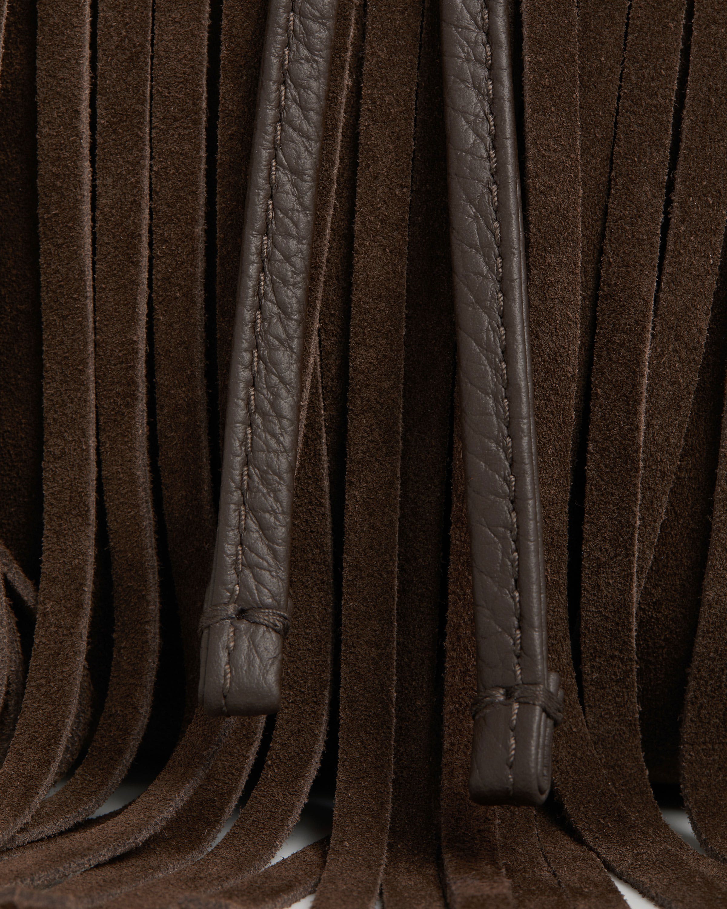 Osette Midi Pouch - Cinq a Sept Chocolate Fringe