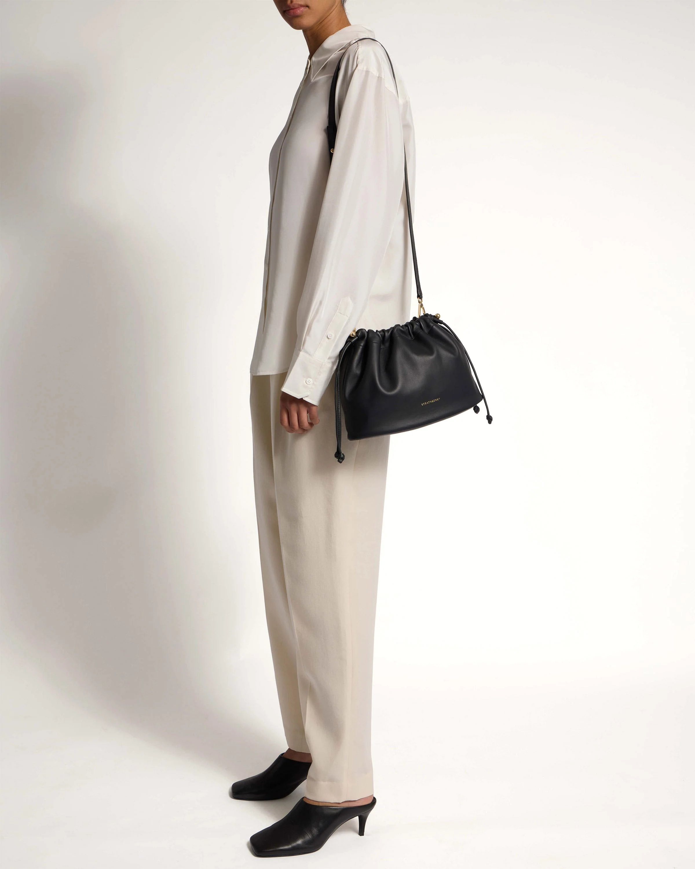 Charlotte Midi Drawstring - Black