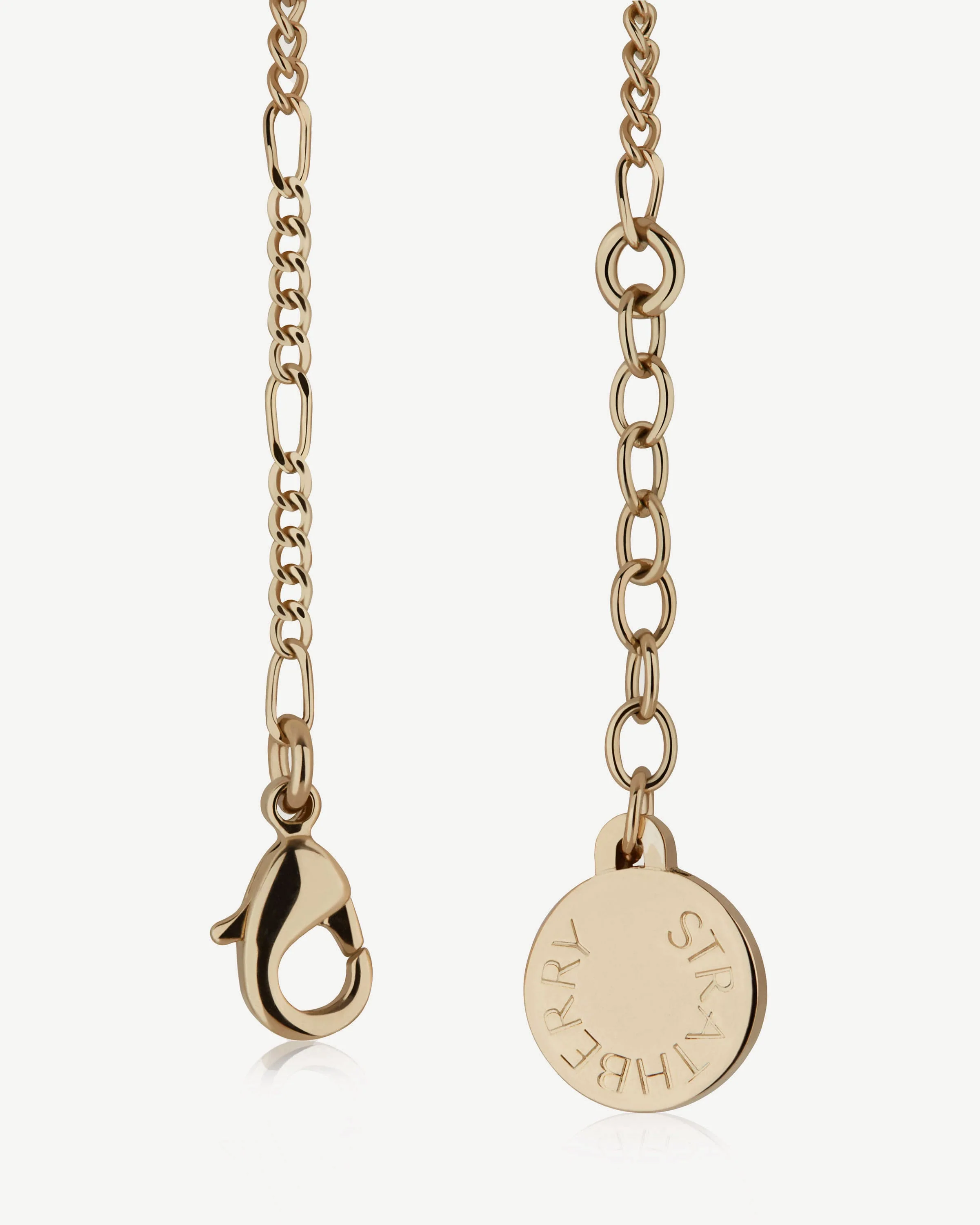 Monogram Necklace - 22 Carat Gold Gilded