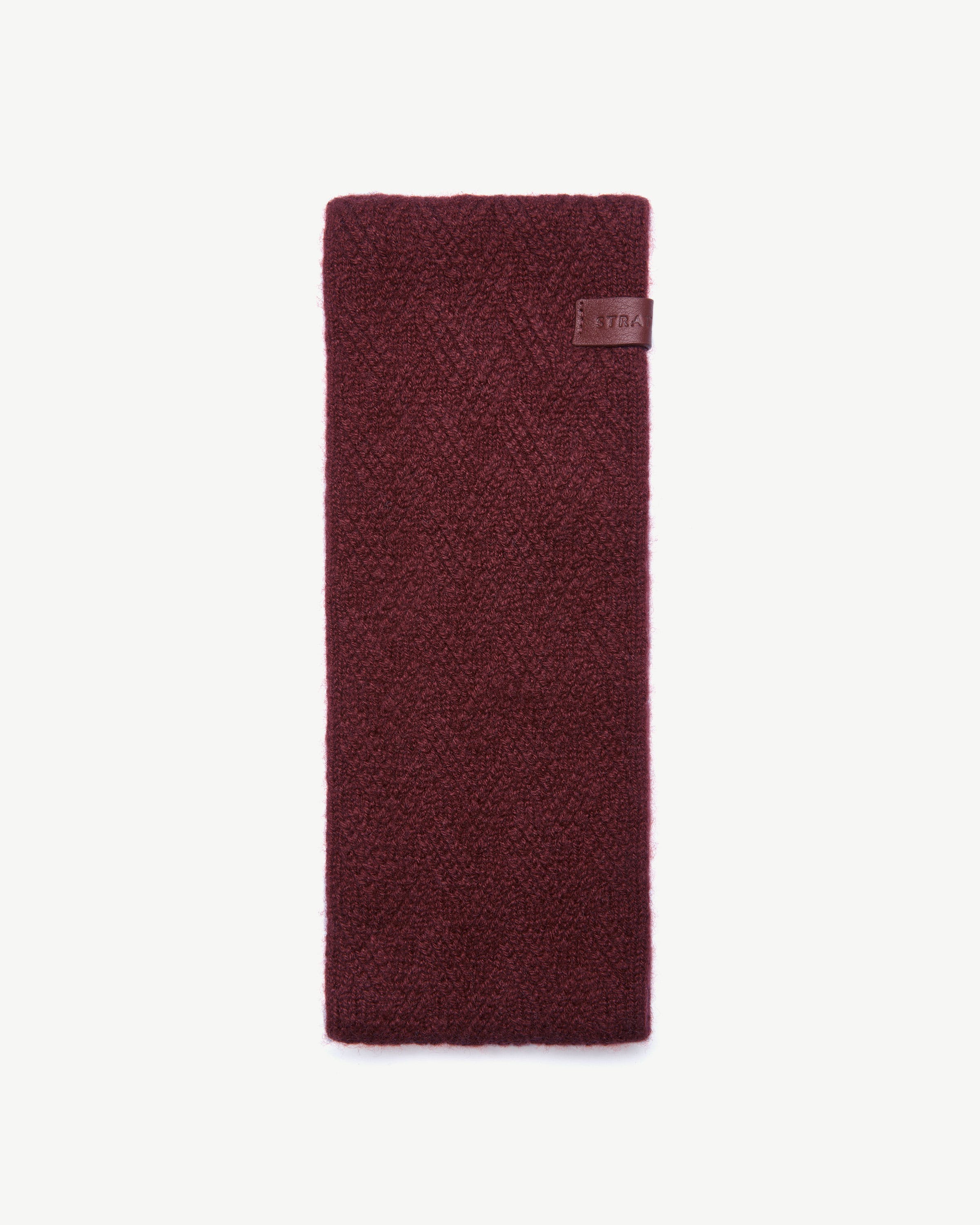 Sanday Cashmere Headband - Oxblood