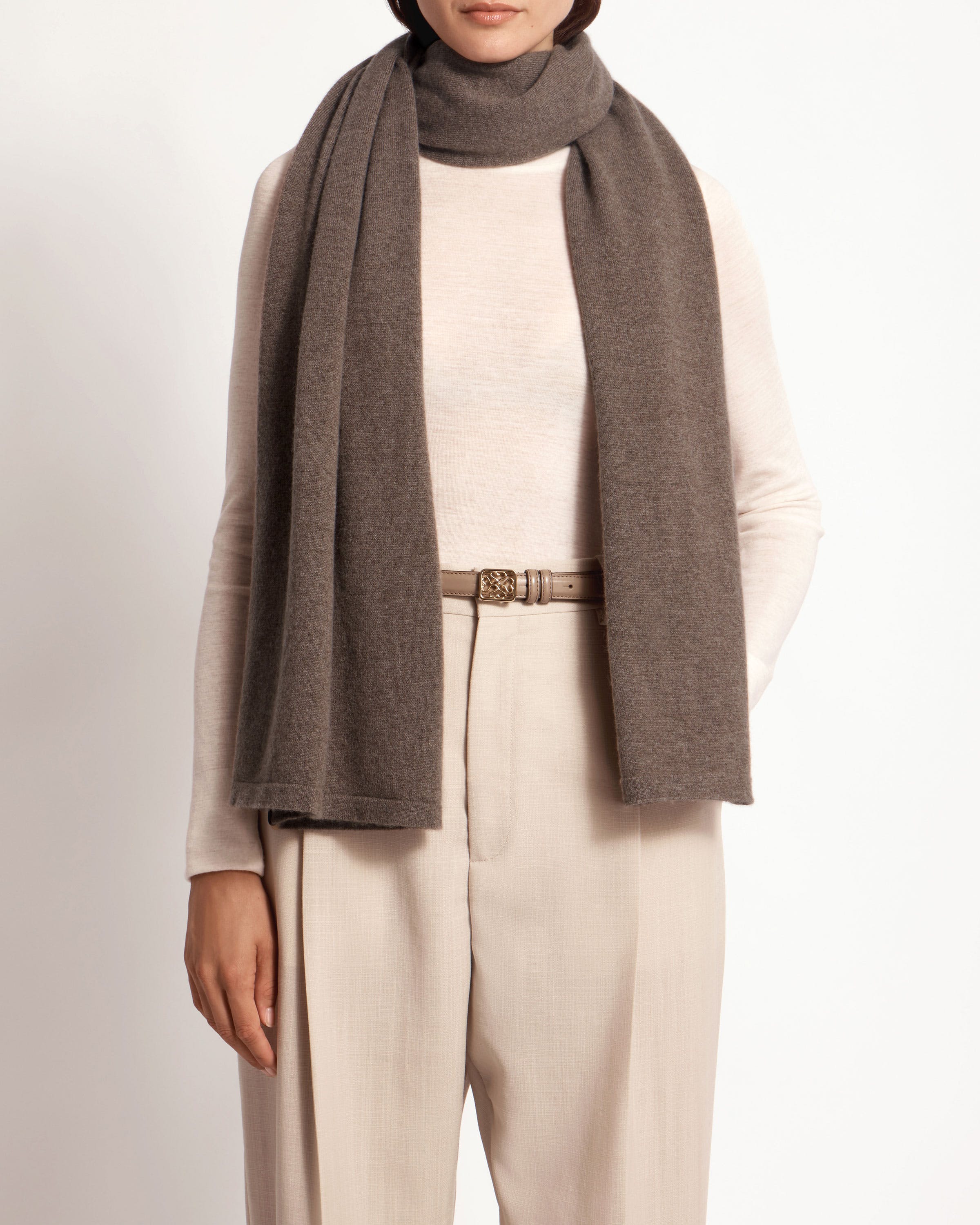 Westray Cashmere Travel Wrap - Otter