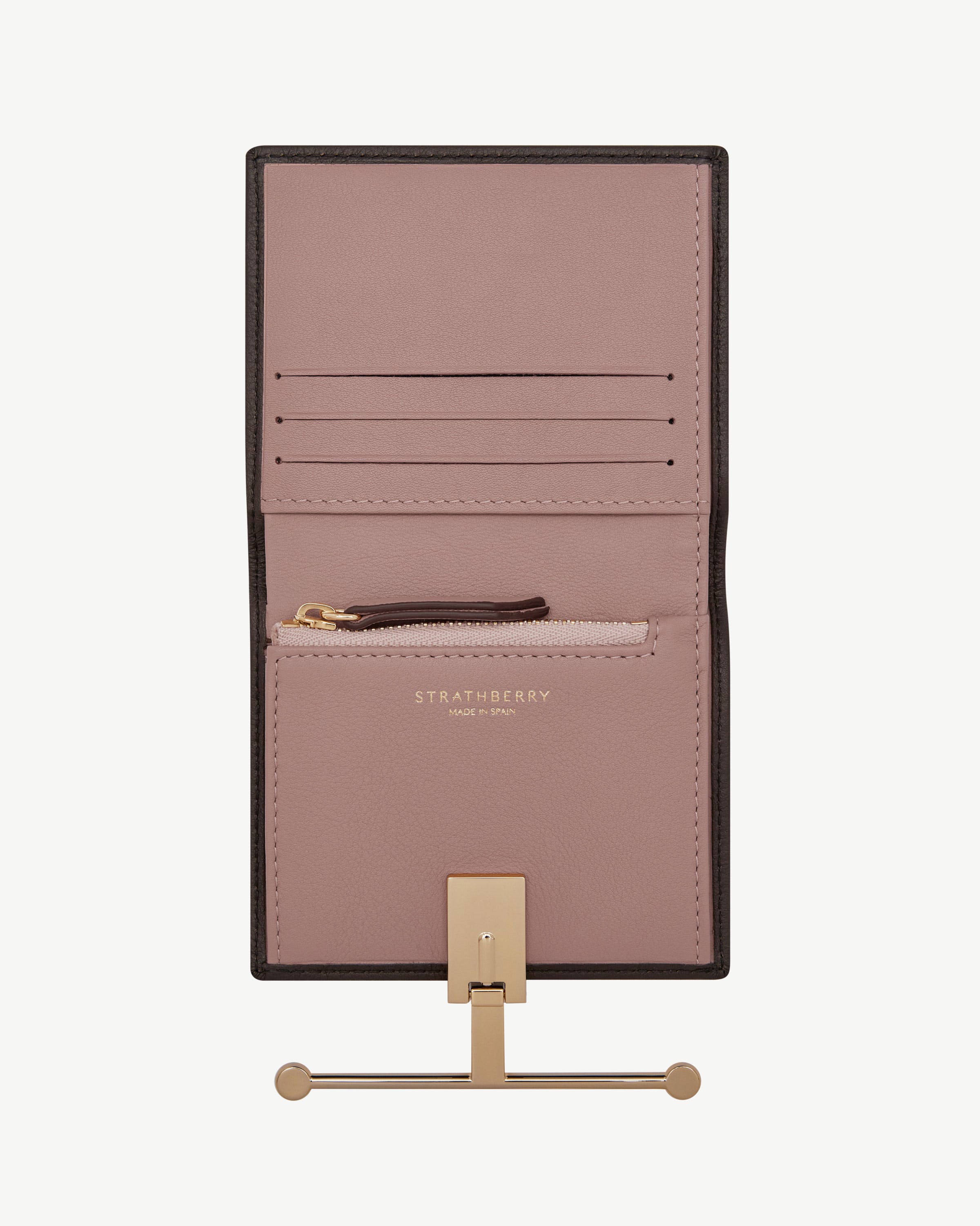 Melville Street Wallet - Espresso/Rose