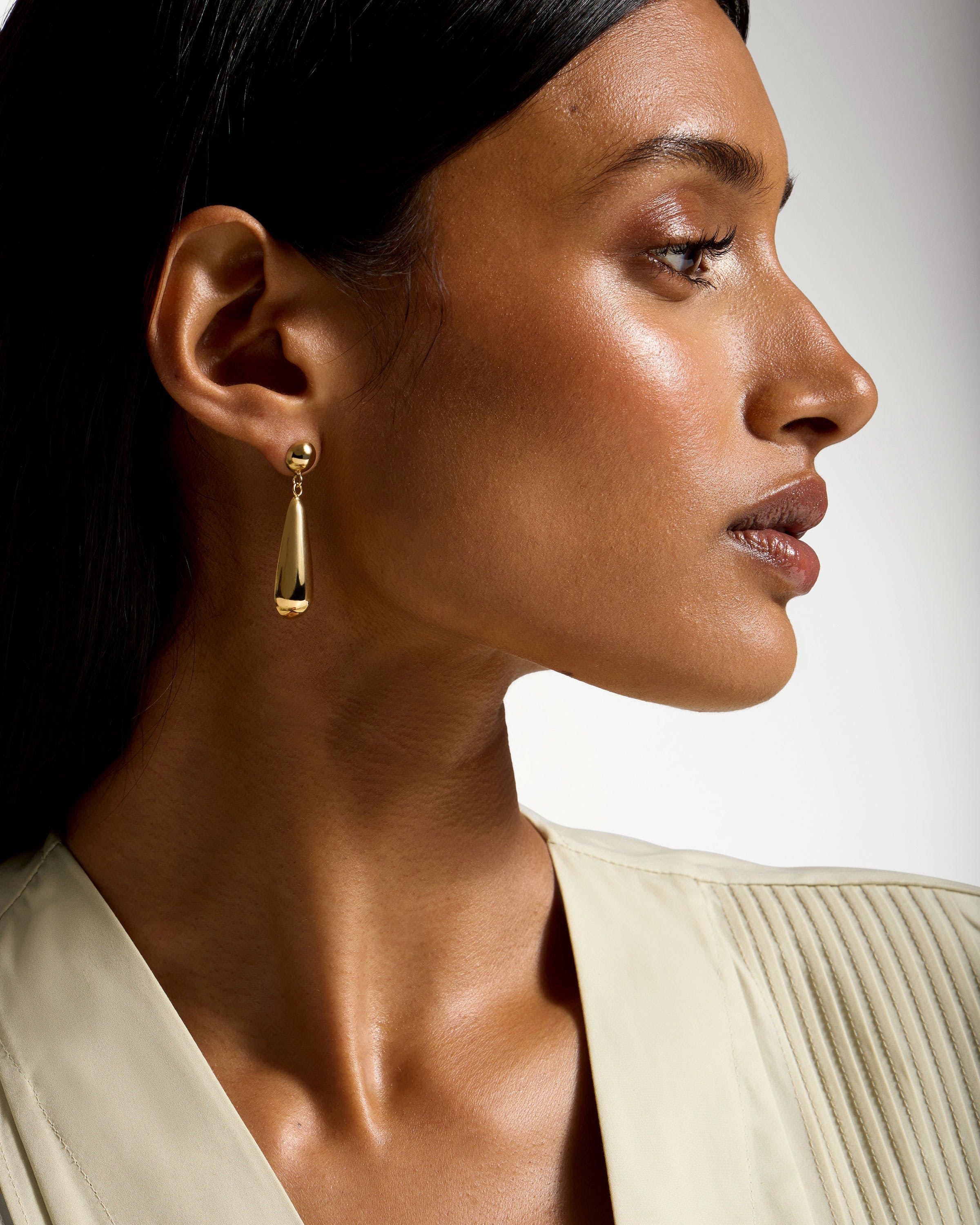 Jasmine Earrings - 24 Carat Gold Gilded