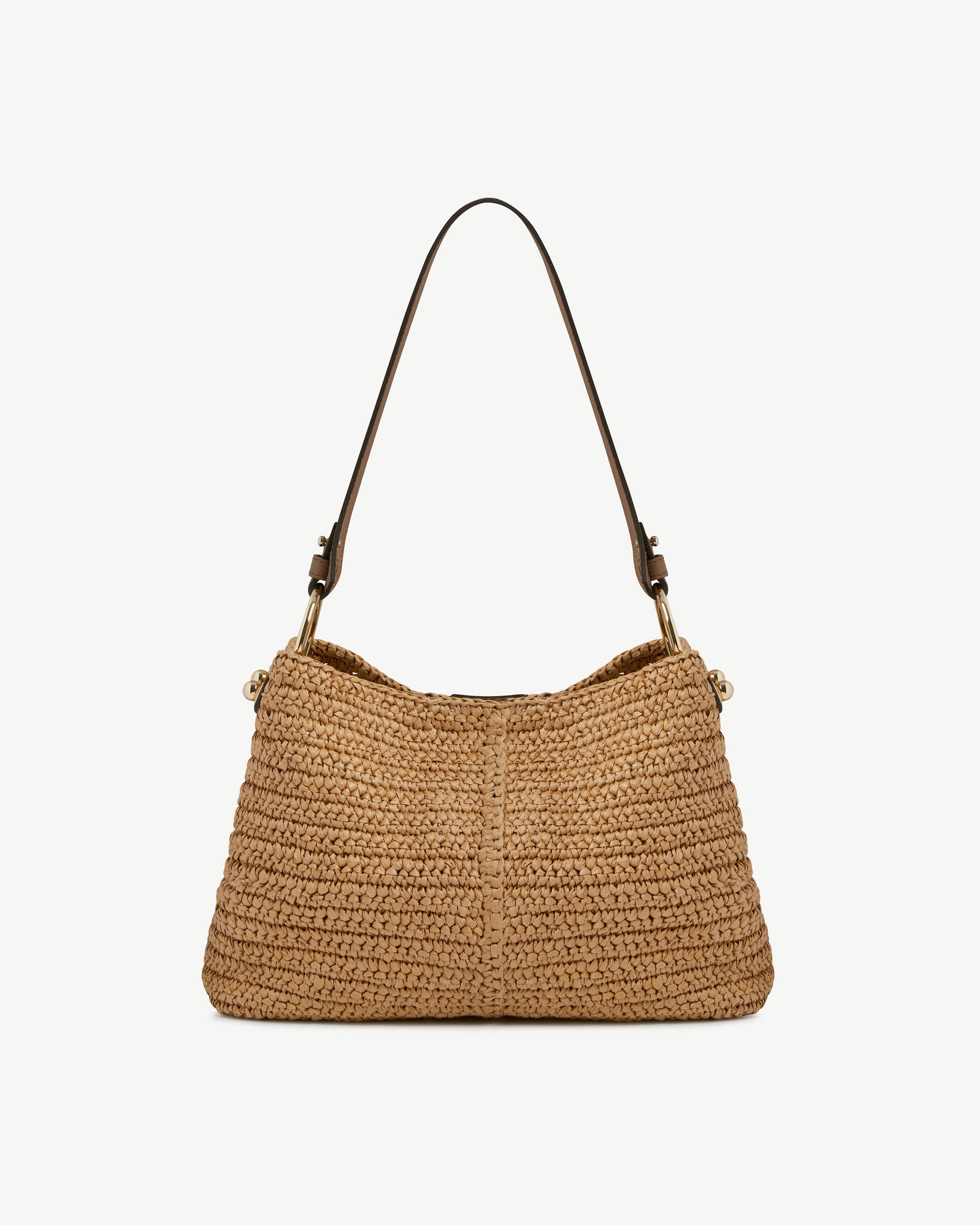 Lana Hobo - Raffia/Clay