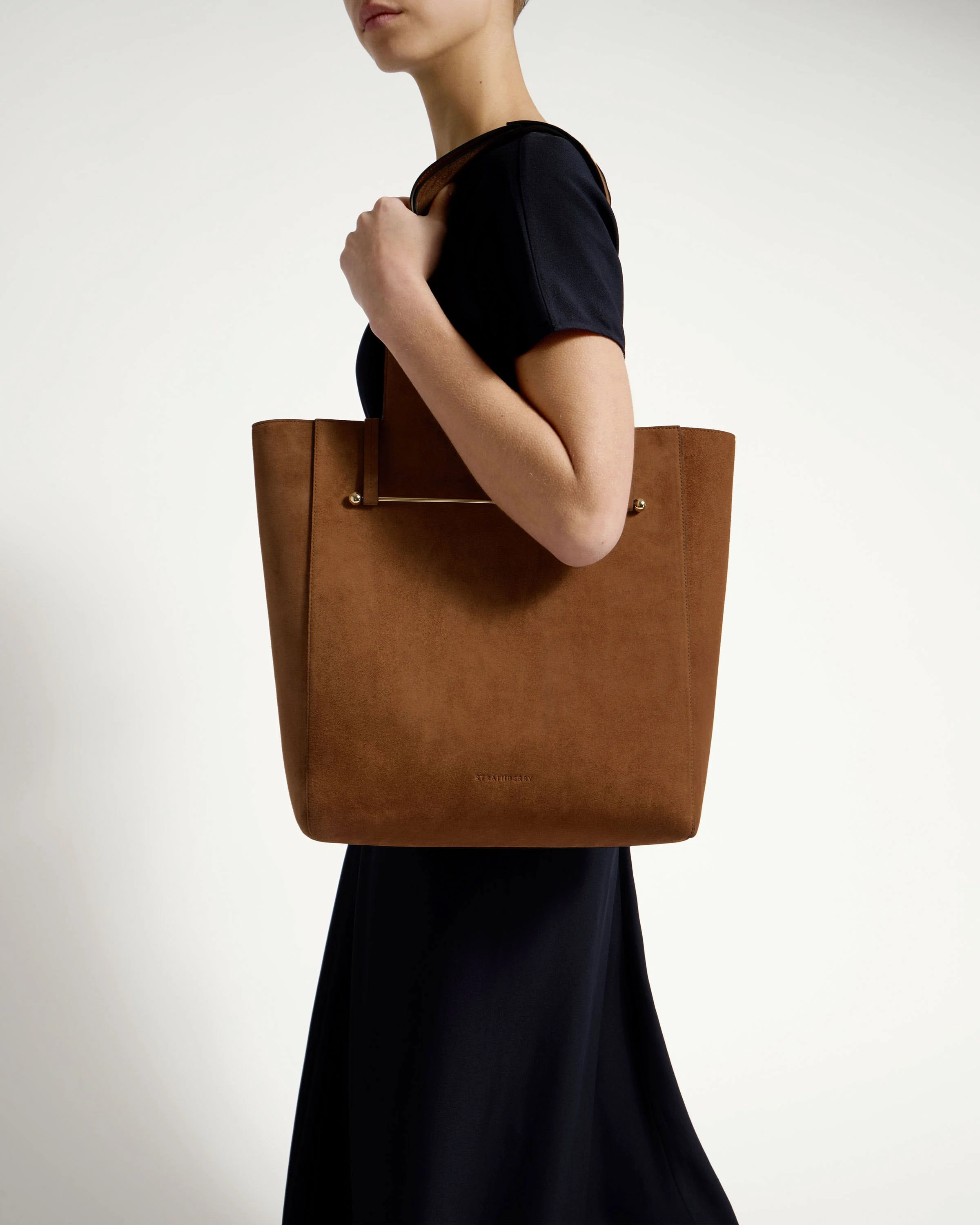 Melody Tote - Tan Suede