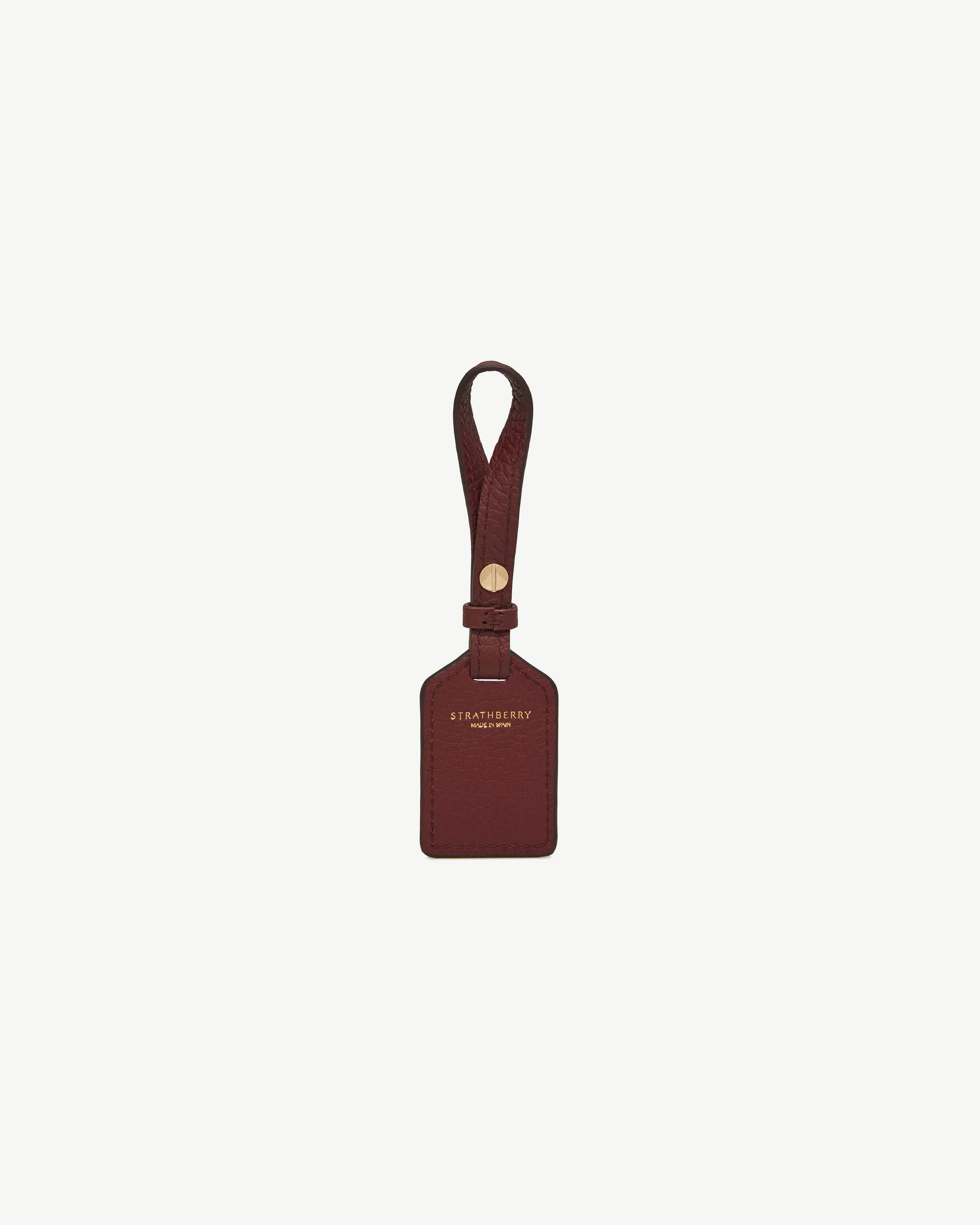 Leather Tag - Oxblood