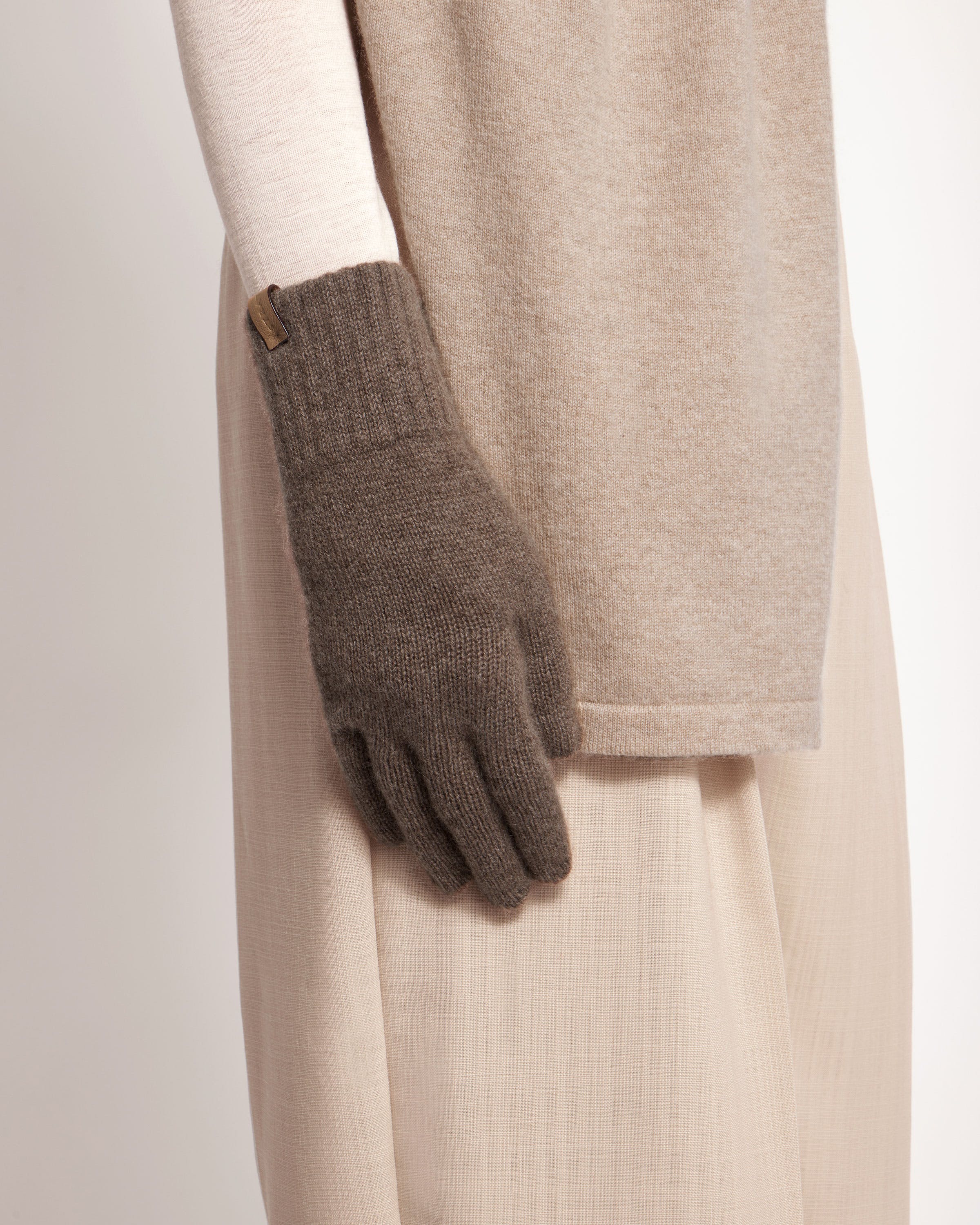 Westray Cashmere Gloves - Otter