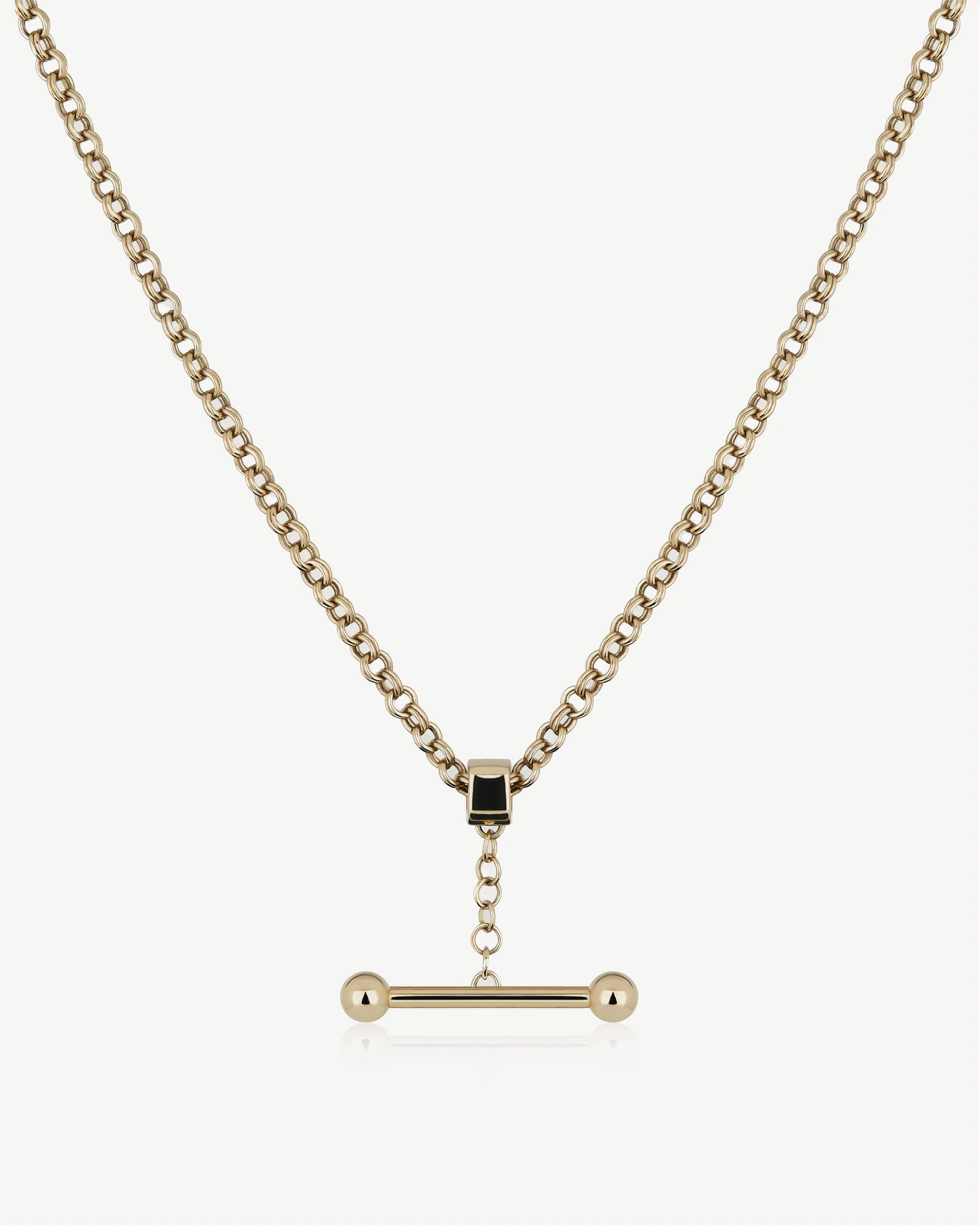 Mosaic Pendant Necklace - 22 Carat Gold Gilded