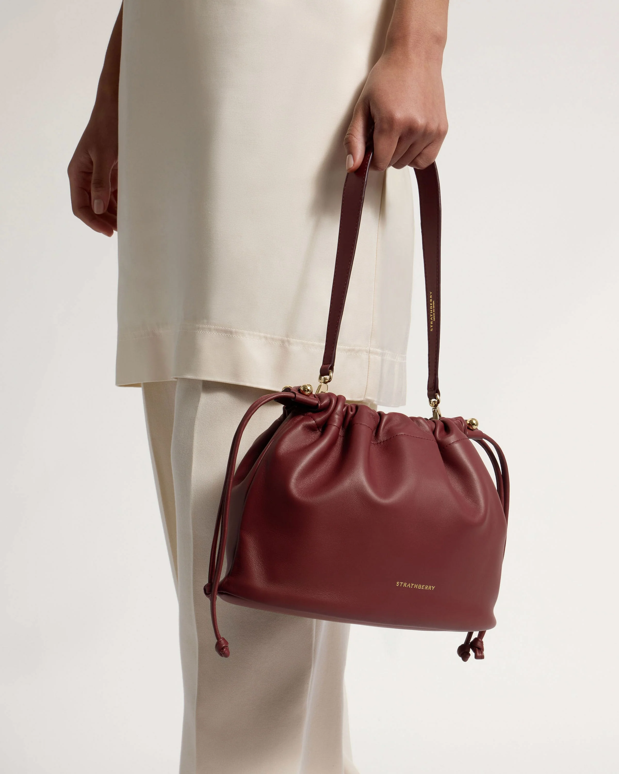 Charlotte Midi Drawstring - Oxblood