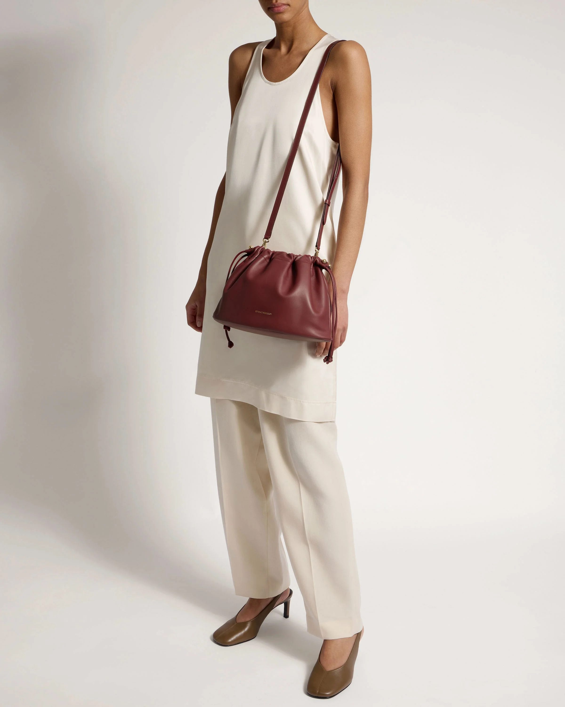 Charlotte Midi Drawstring - Oxblood