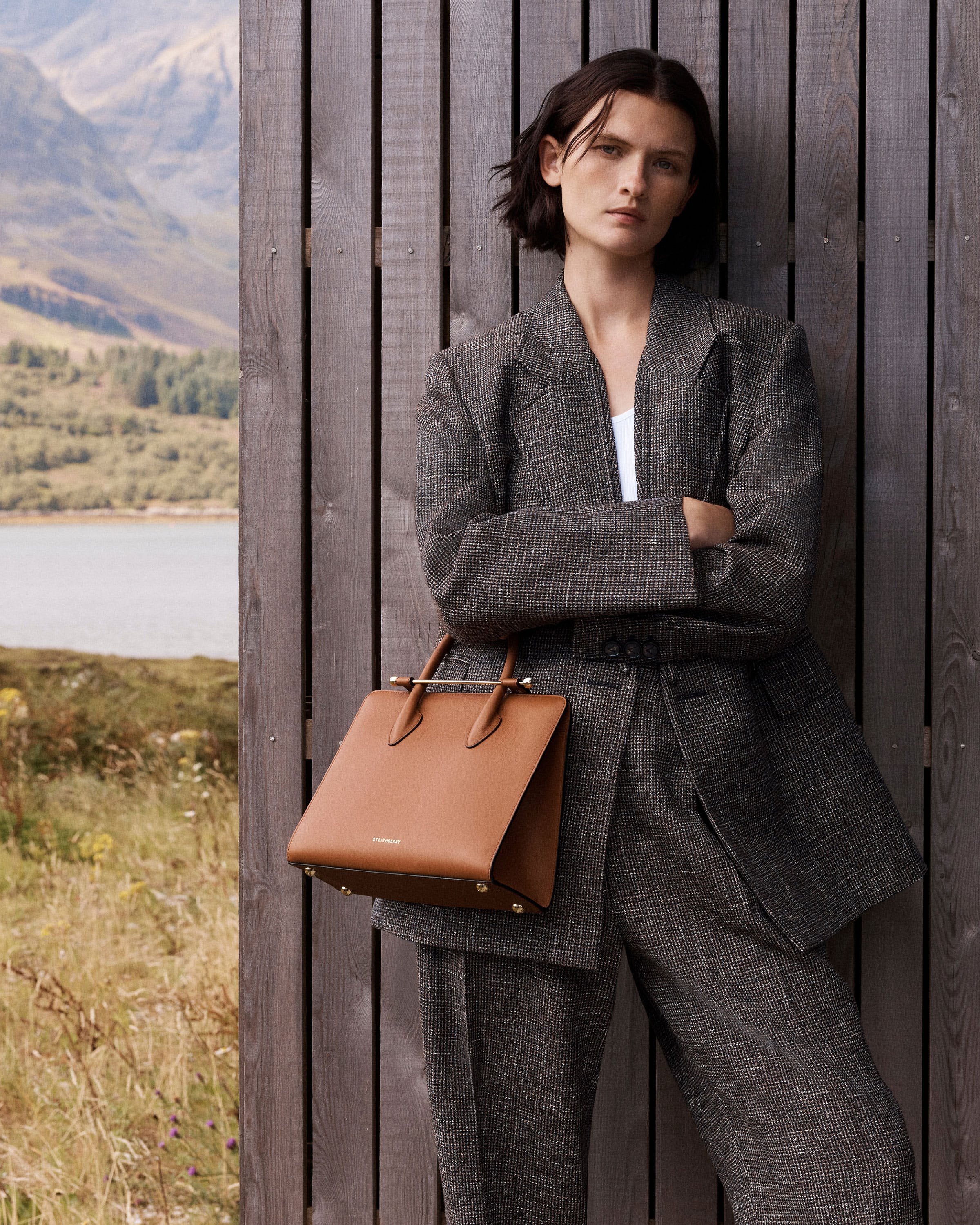 Midi Tote - Chestnut