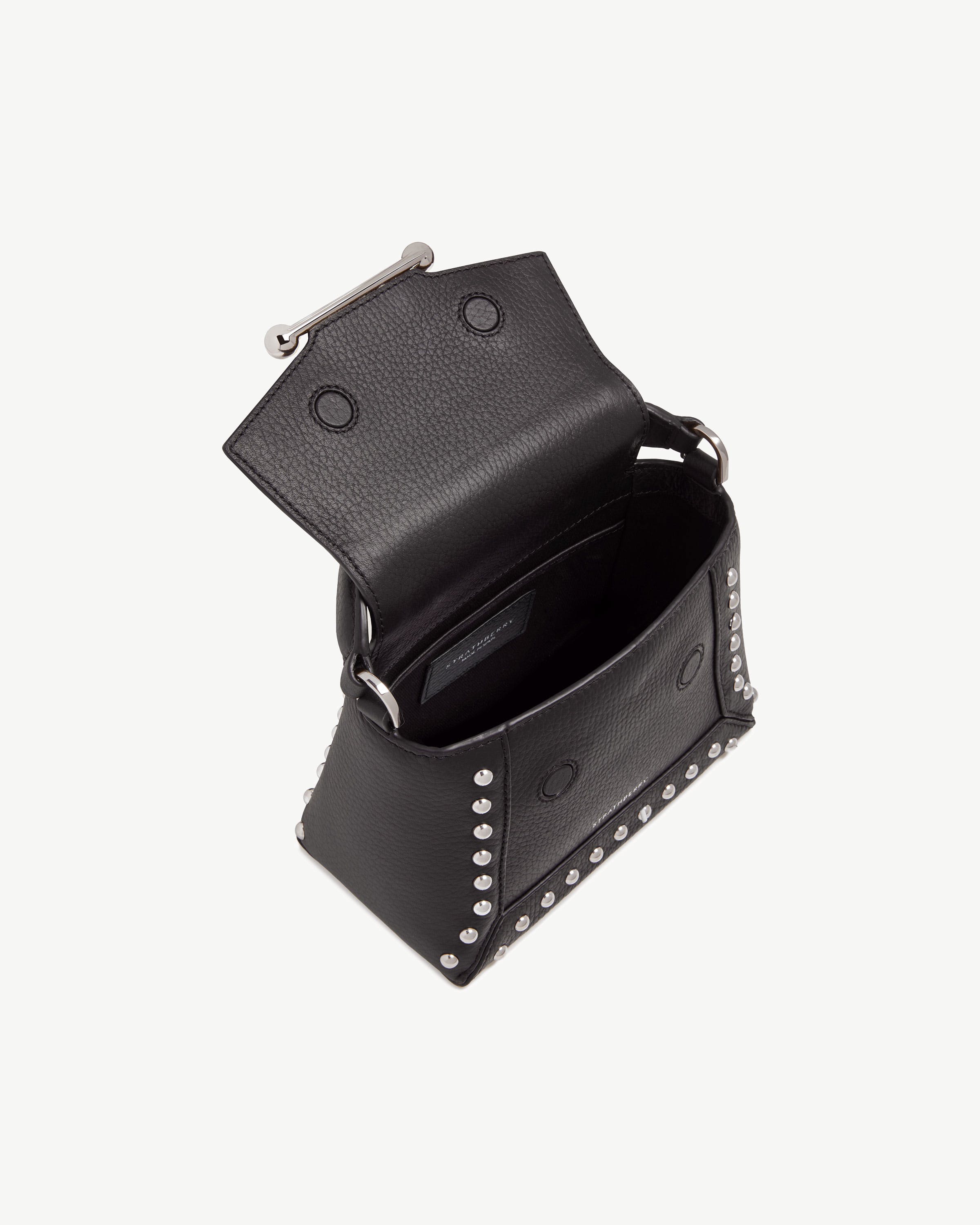 Mosaic Nano - Black Studded Leather