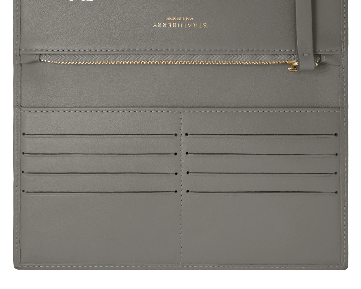 Large Melville Street Wallet - Stone Grey