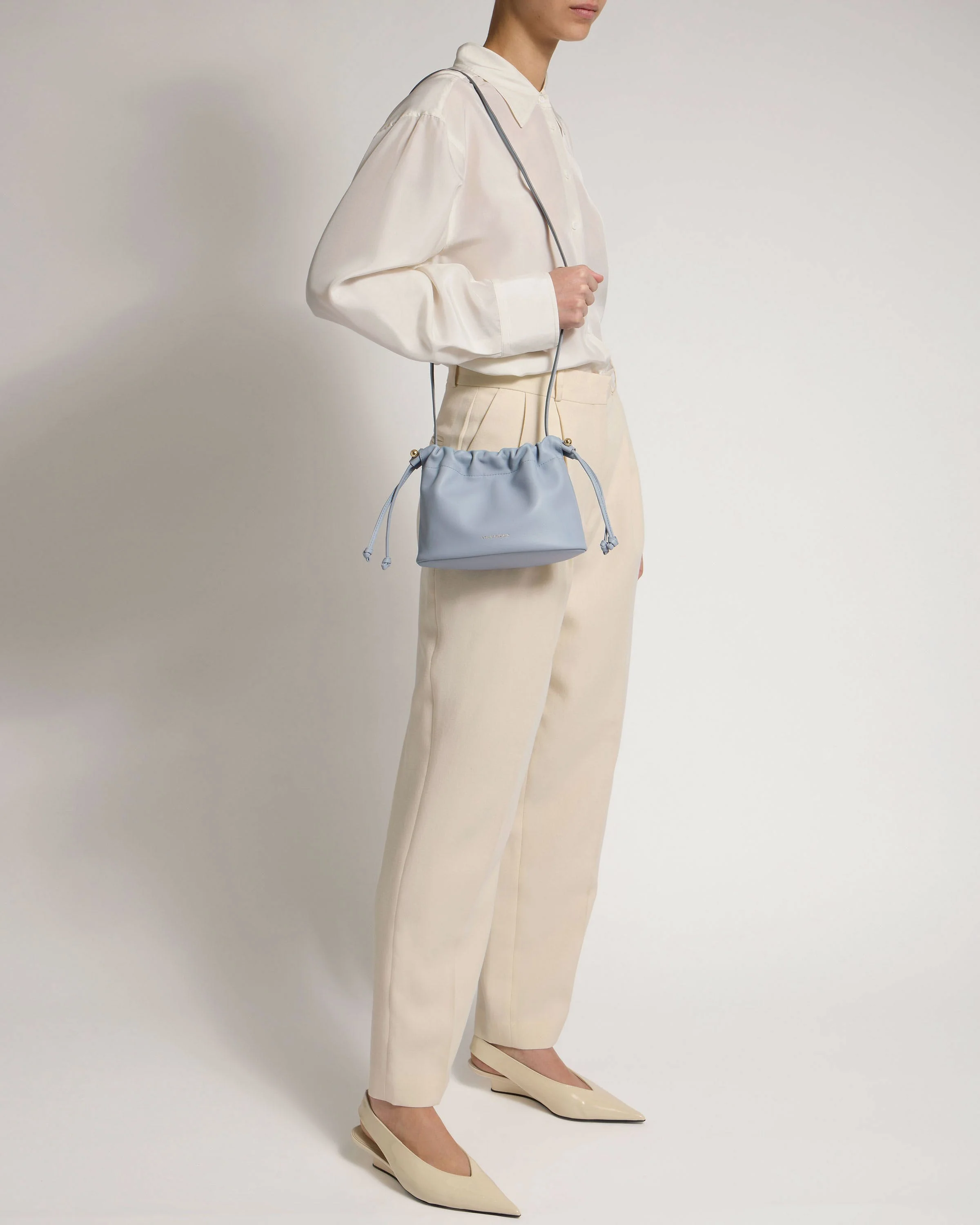 Charlotte Drawstring - Dusky Blue