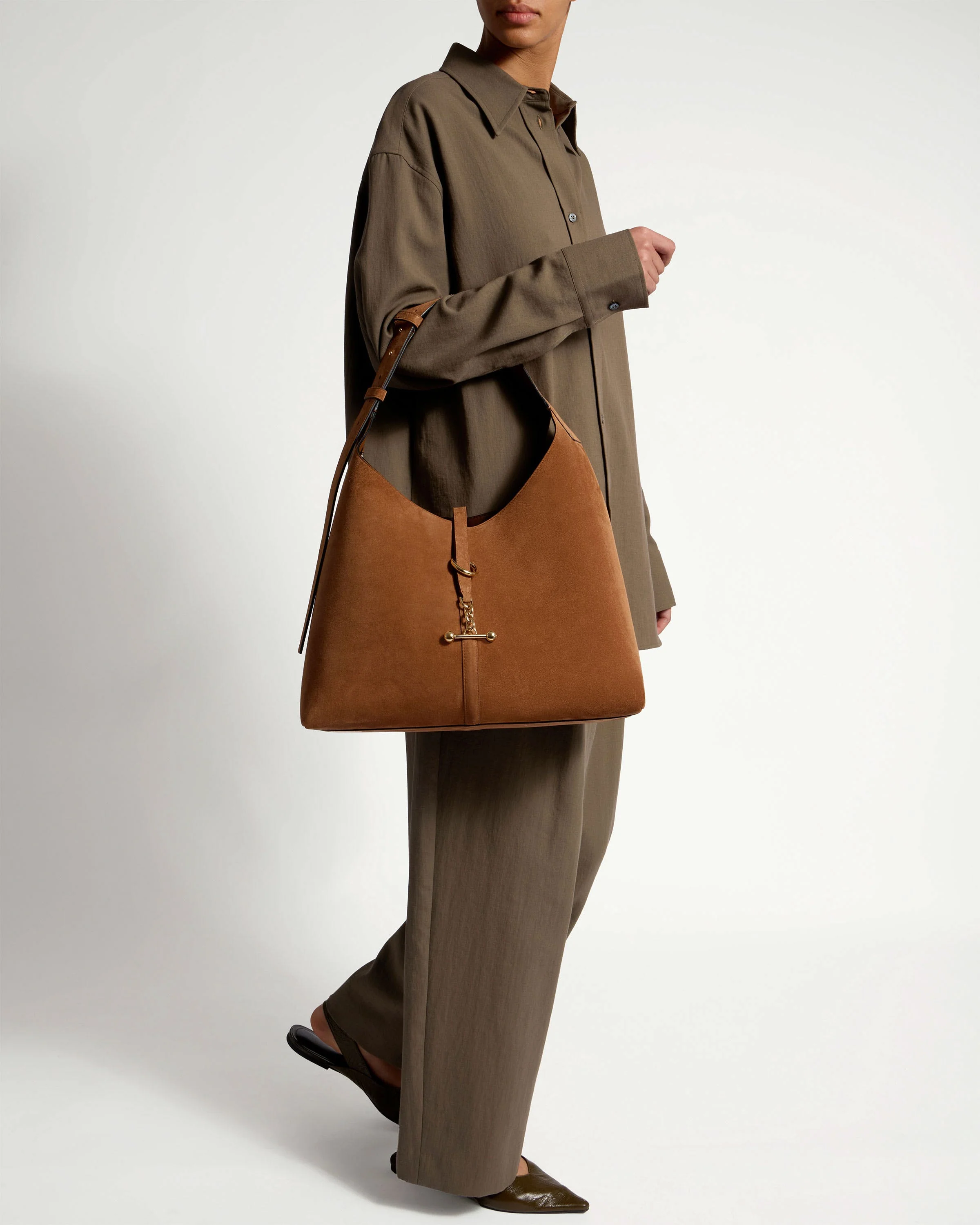 Kite Hobo Maxi - Tan Suede