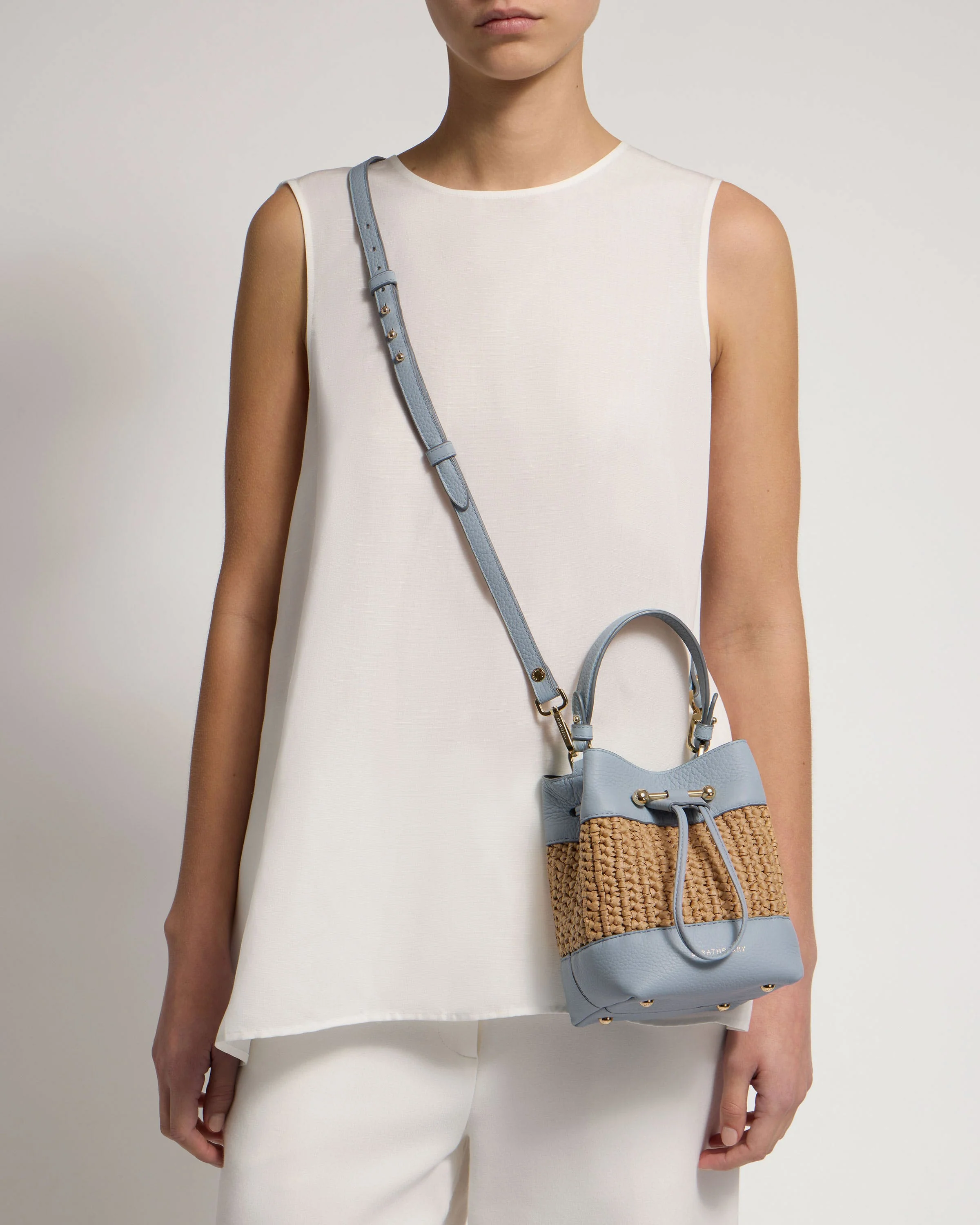 Osette - Raffia/Dusky Blue