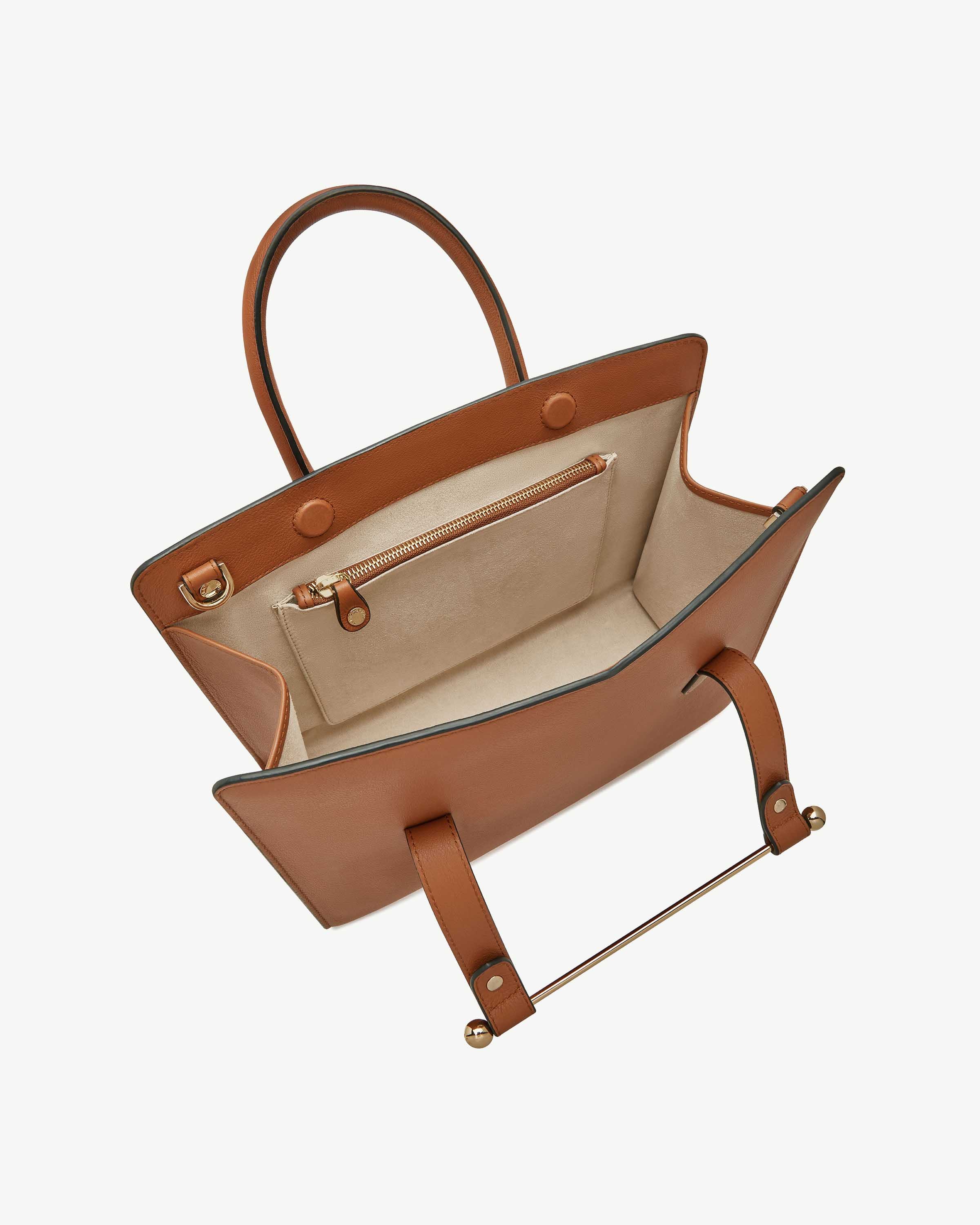 Midi Tote - Chestnut