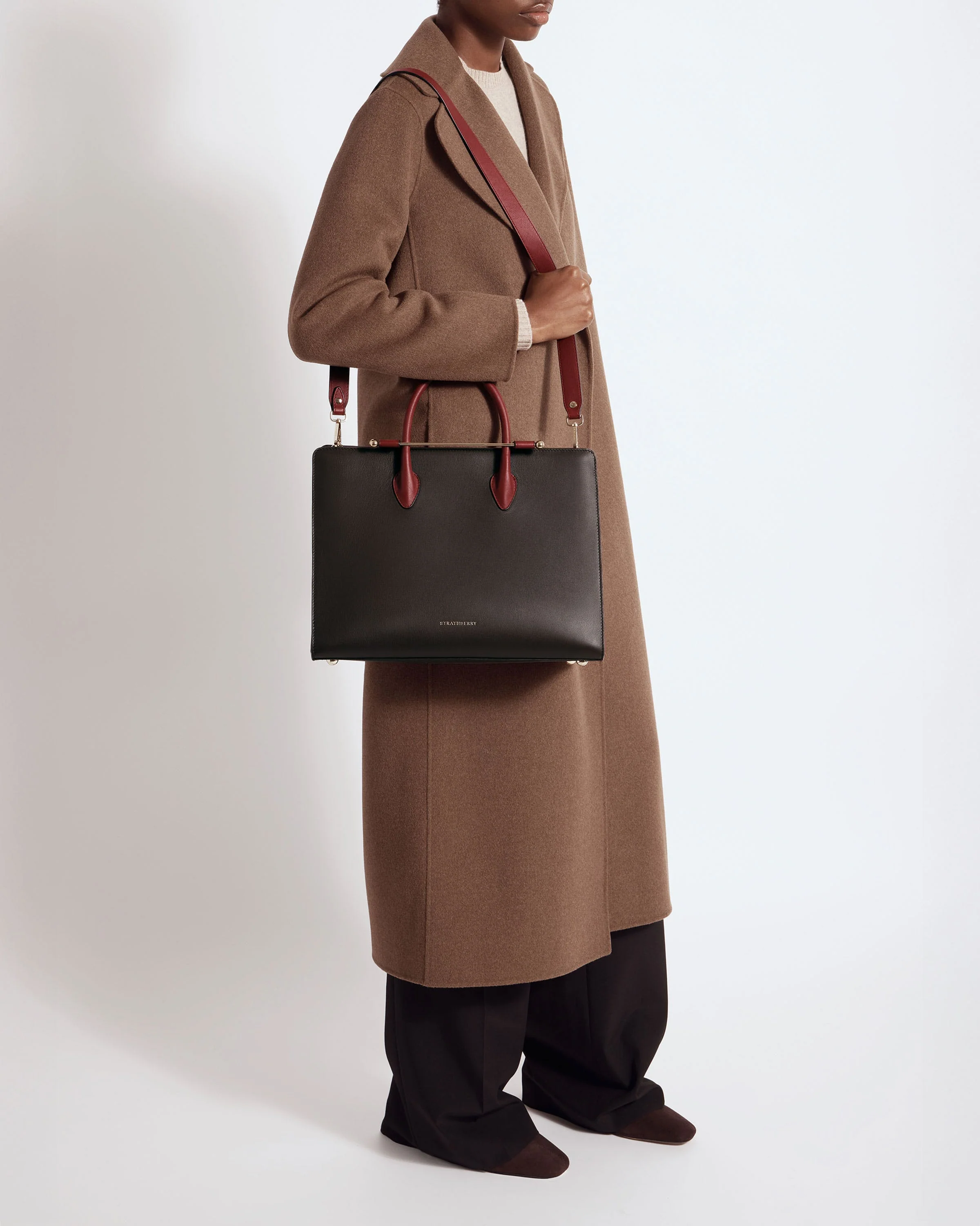 Tote - Espresso/Oxblood/Black