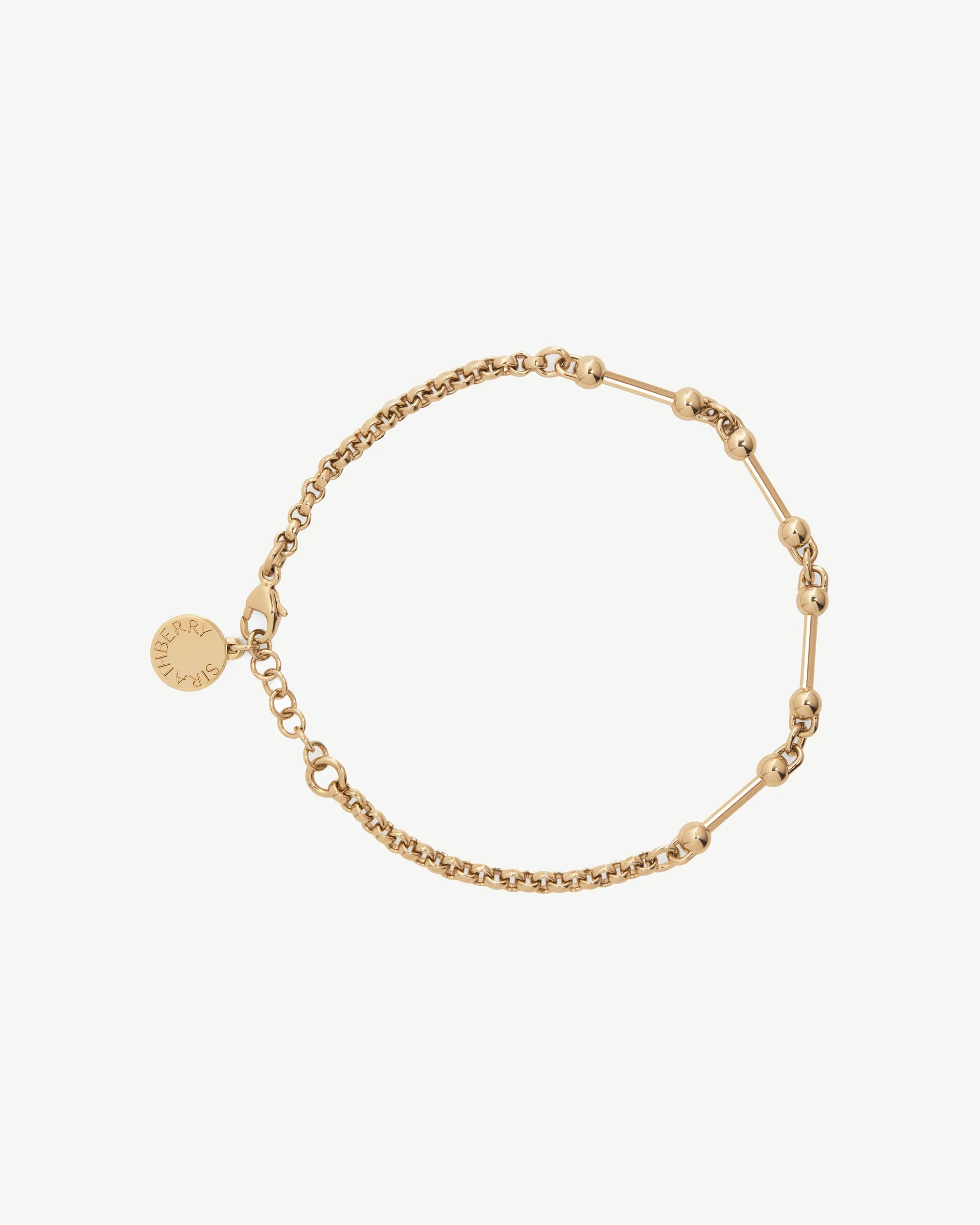 Mini Mosaic Bracelet - 22 Carat Gold Gilded