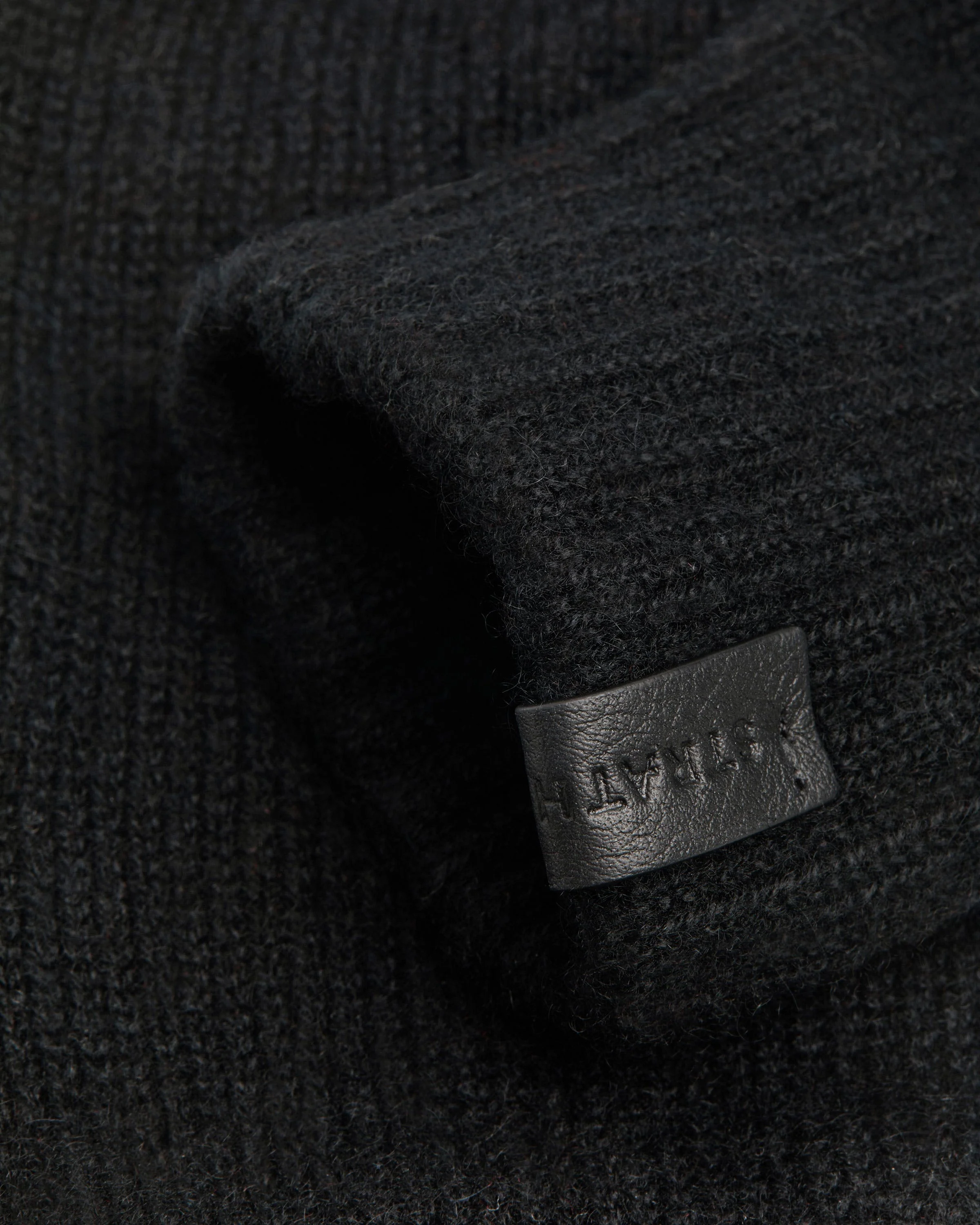 Westray Fingerless Cashmere Gloves - Black