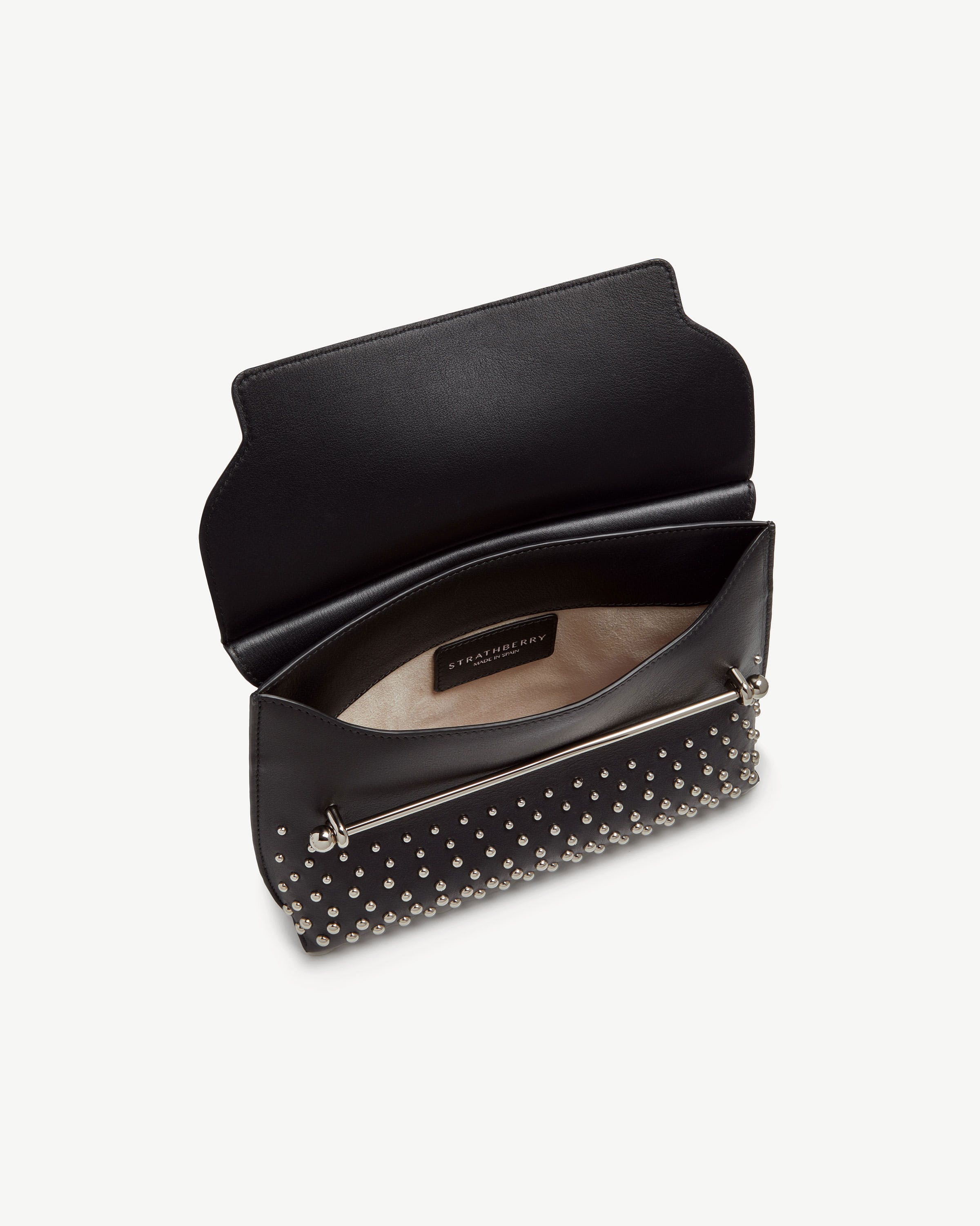 Stylist - Black Ombré Studded Leather